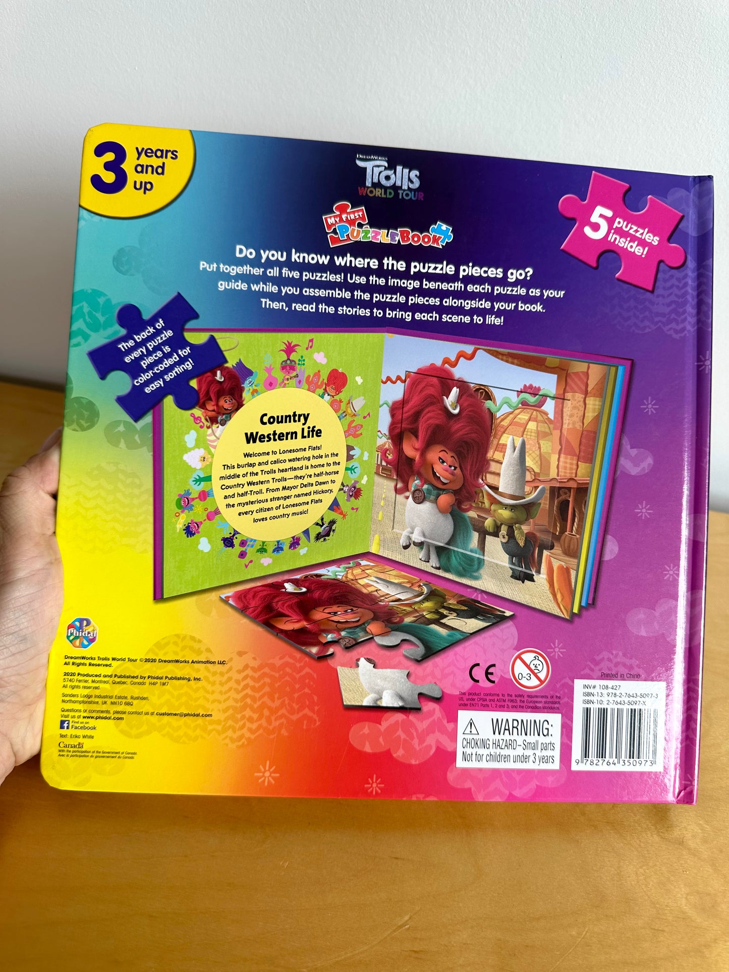 Trolls World Tour Puzzle Board Book