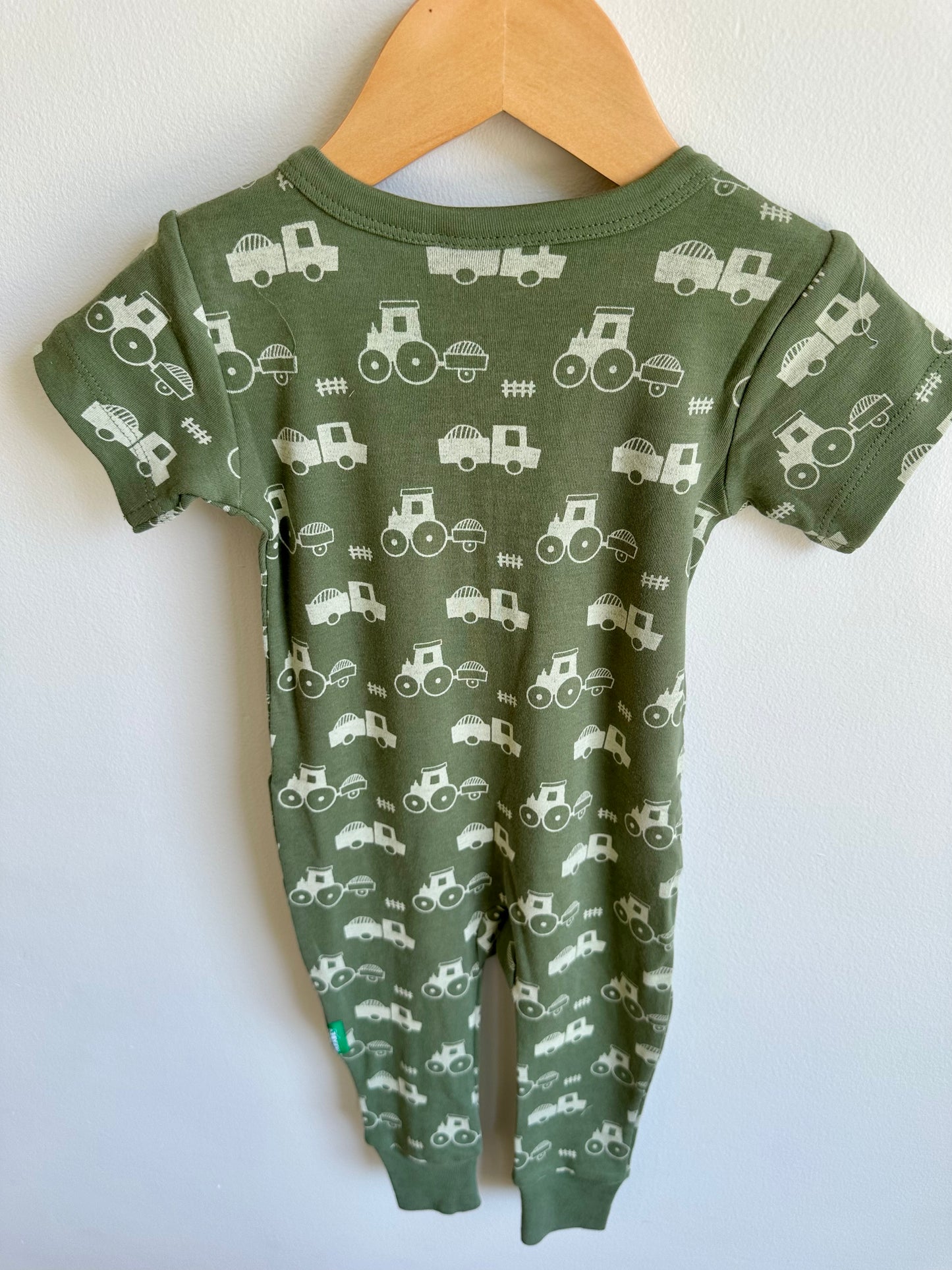 Tractors Parade Organic 2-Way Zip Jumpsuit (New Retail Item) 6-12m