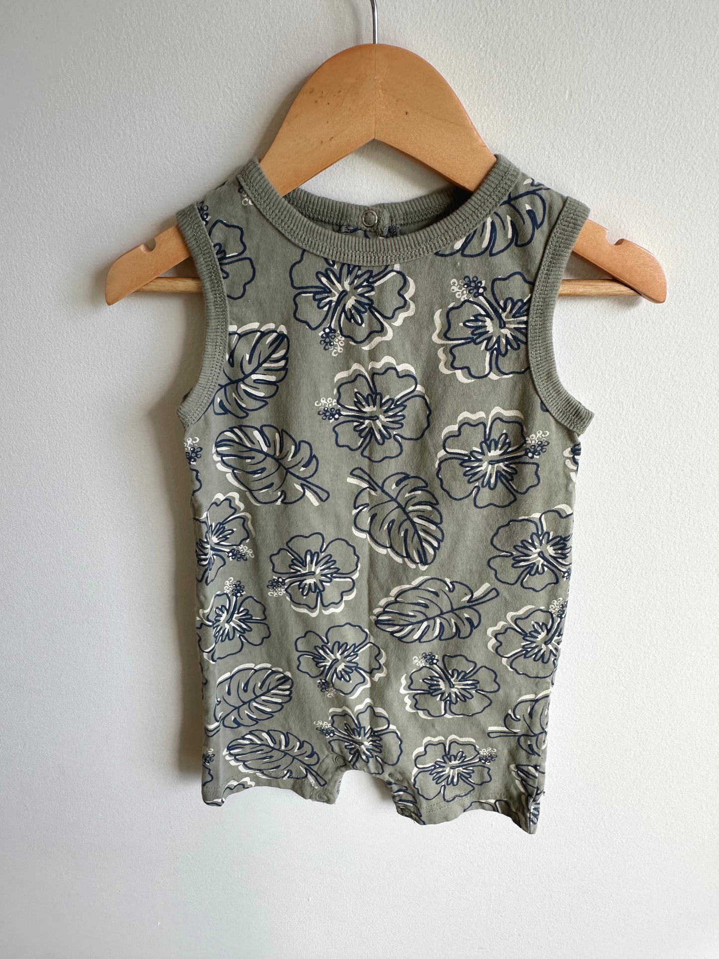 Tropical Sage Romper / 18-24m