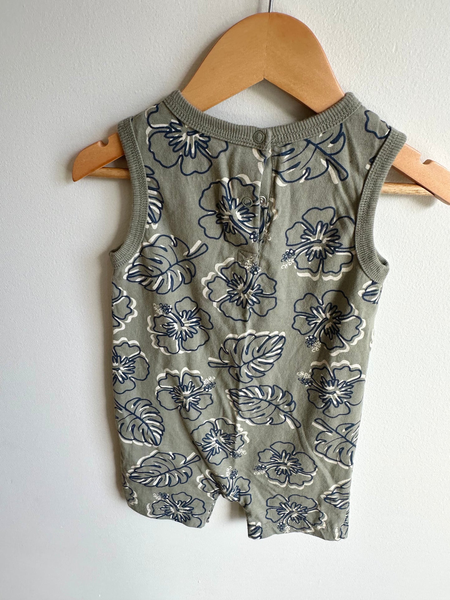 Tropical Sage Romper / 18-24m