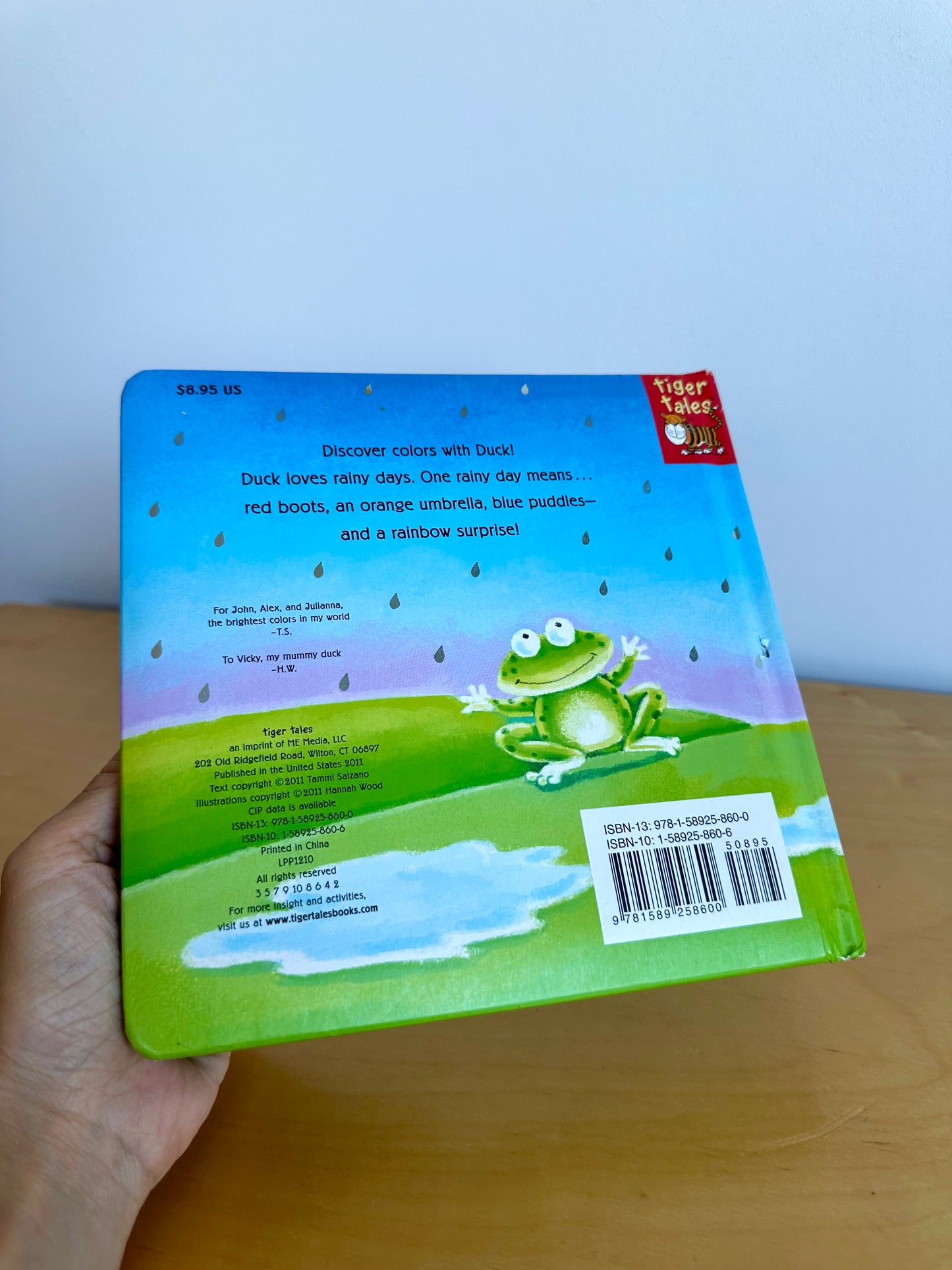 One Rainy Day Book / 0-2 years (No Shipping)