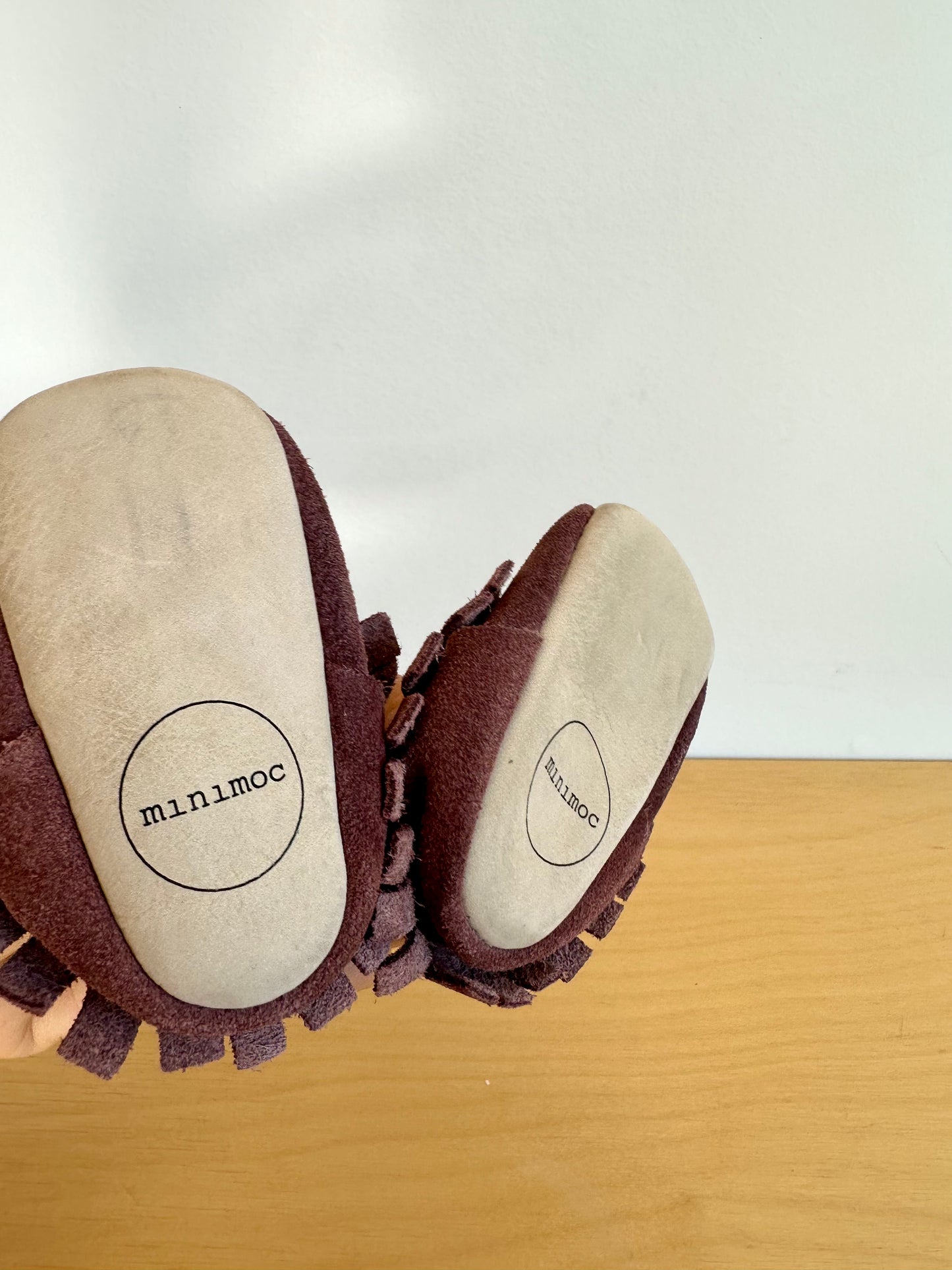 Minimoc Plum Soft Sole Shoes / Size 1 Infant