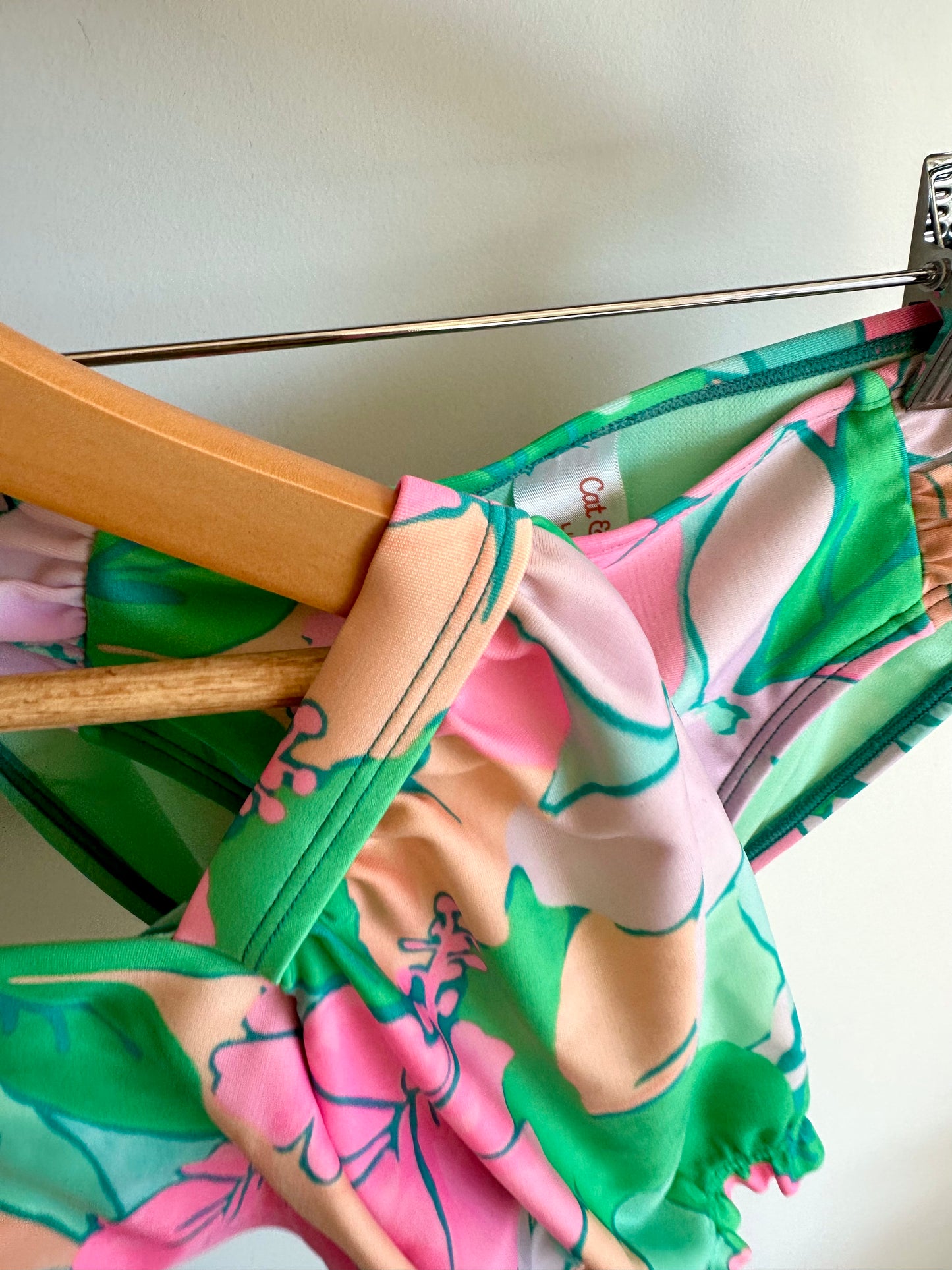 Tropical Two Piece Swimsuit / 10 -12 years