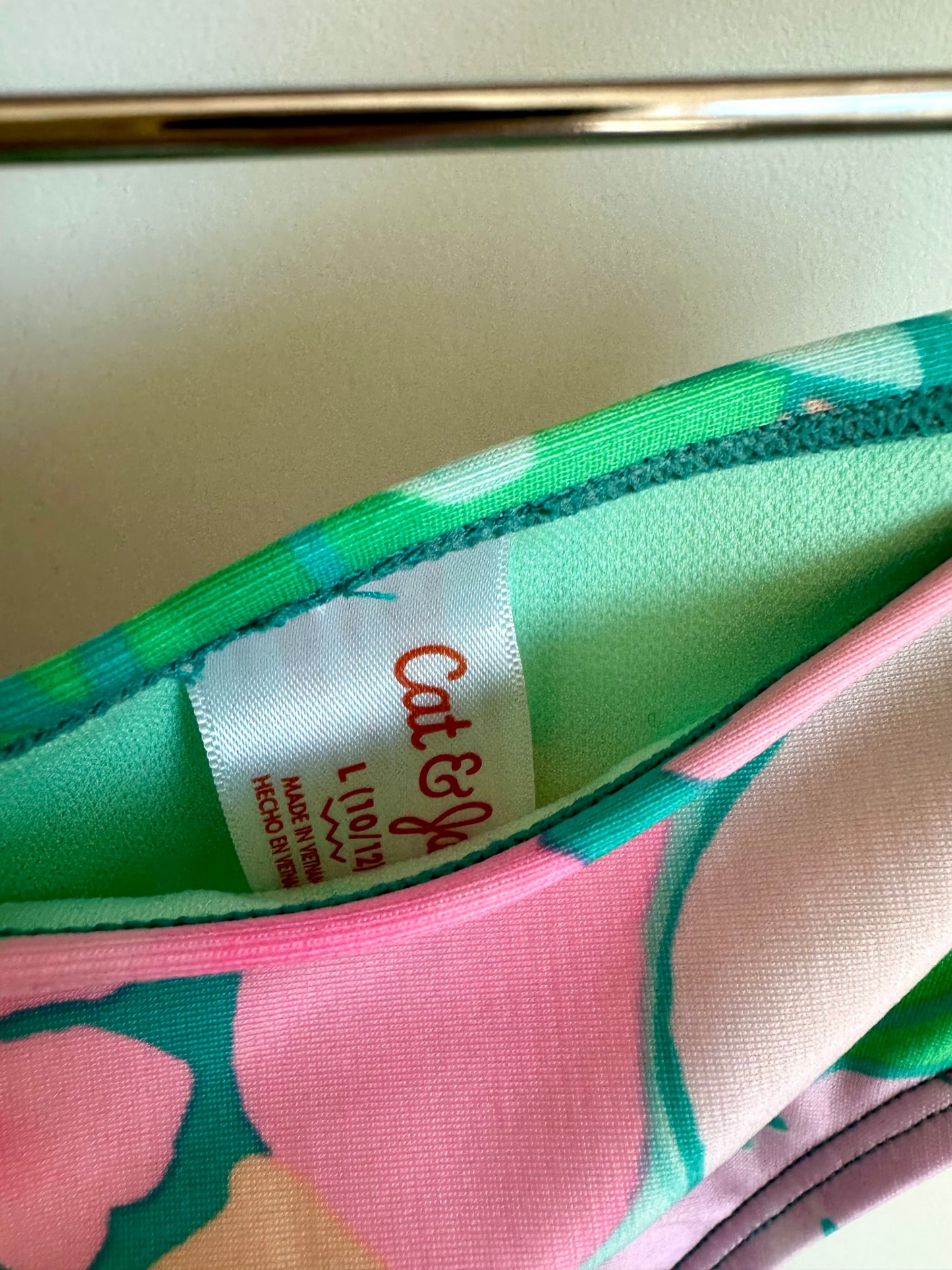 Tropical Two Piece Swimsuit / 10 -12 years