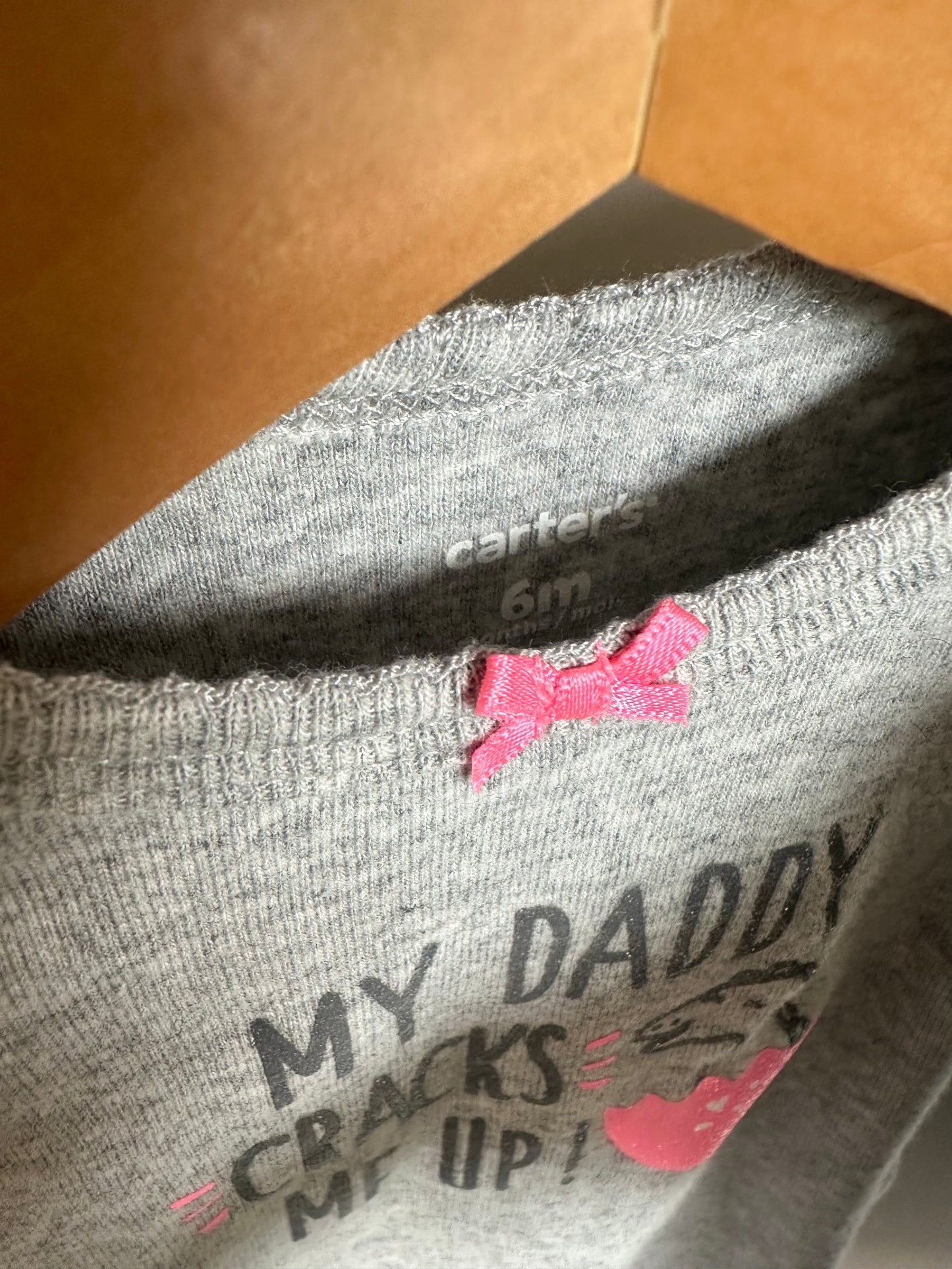 3 Bodysuits (Hearts, Dino, Stars) / 6m
