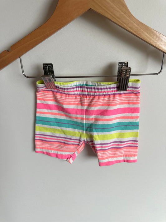 Striped Biker Shorts / 12m