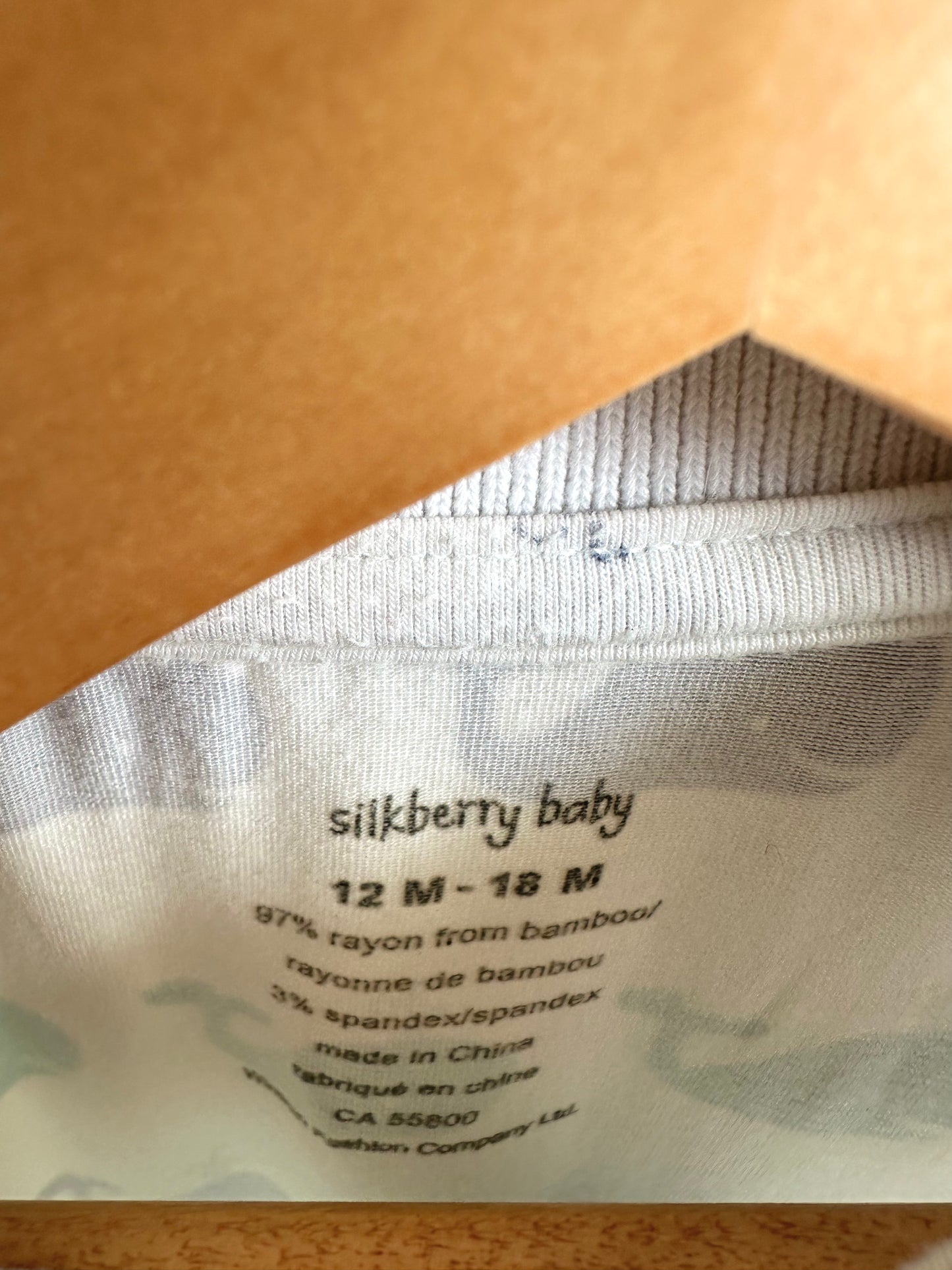 Silkberry Bamboo Collared Whale T-shirt (PLAY) / 12-18m