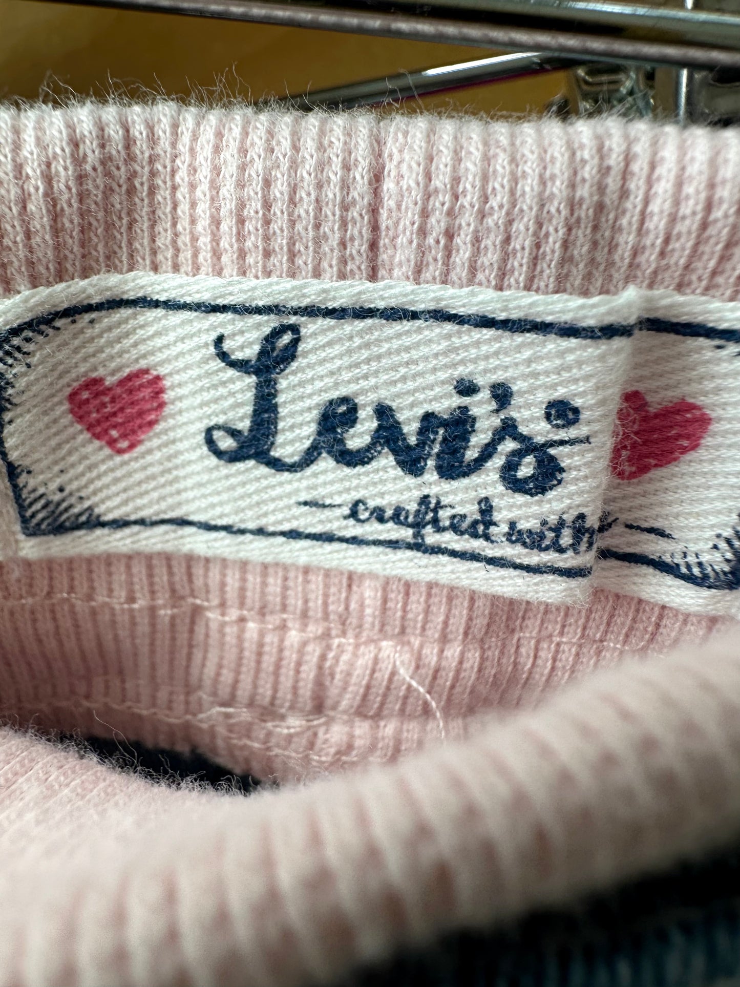 Levi's Heart Embroidered Jeans / 3-6m
