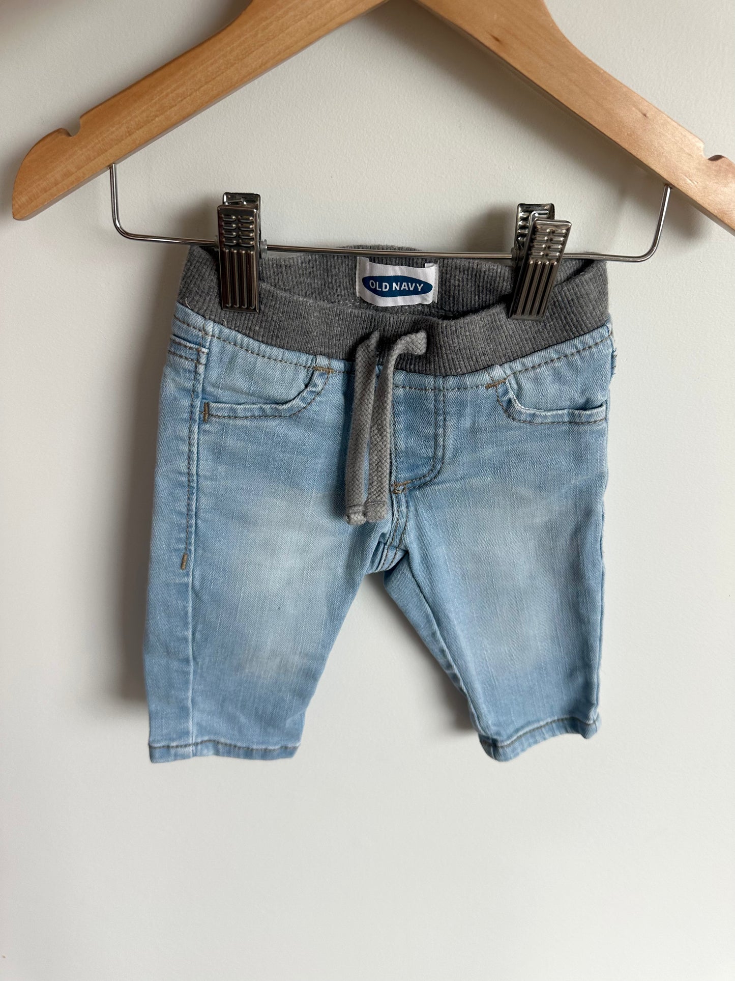 Blue Jeans Elastic Waist / 3-6m