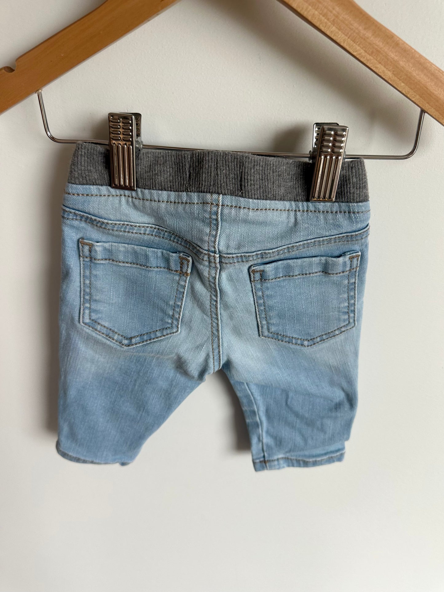 Blue Jeans Elastic Waist / 3-6m