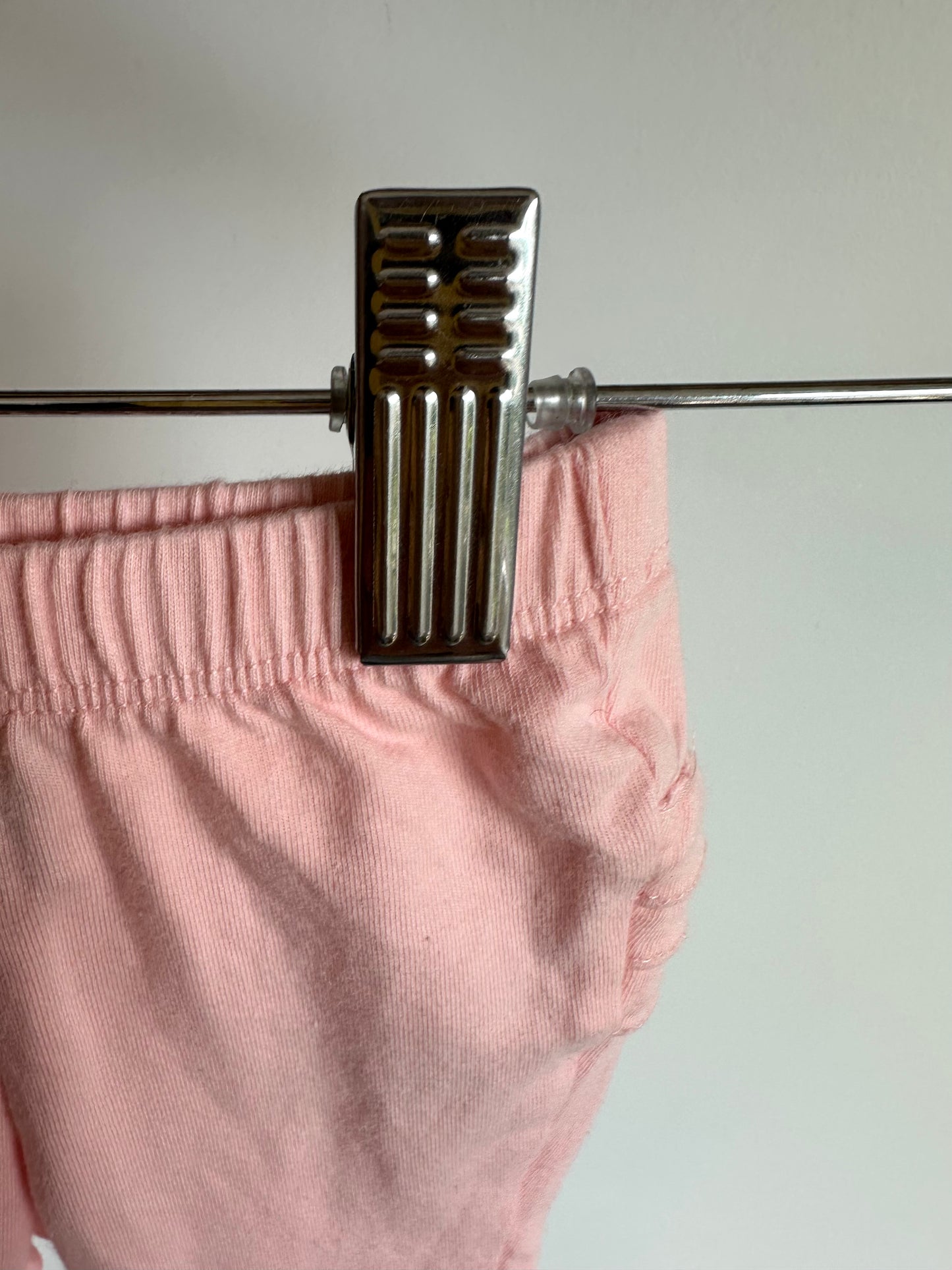 Pink Ruffle Pants / 3-6m