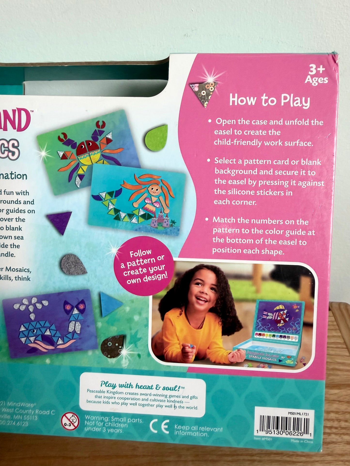 Mermaid Island Sparkle Mosaics Magnetic Play Set