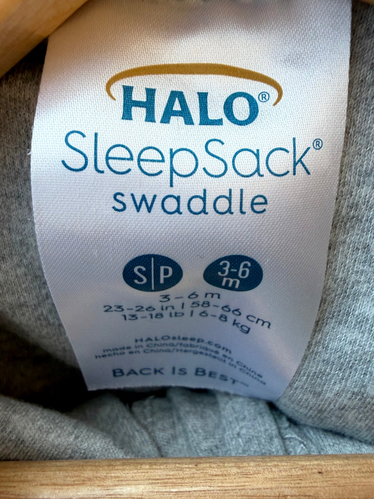 Halo Grey Sleep Sack / 3-6m