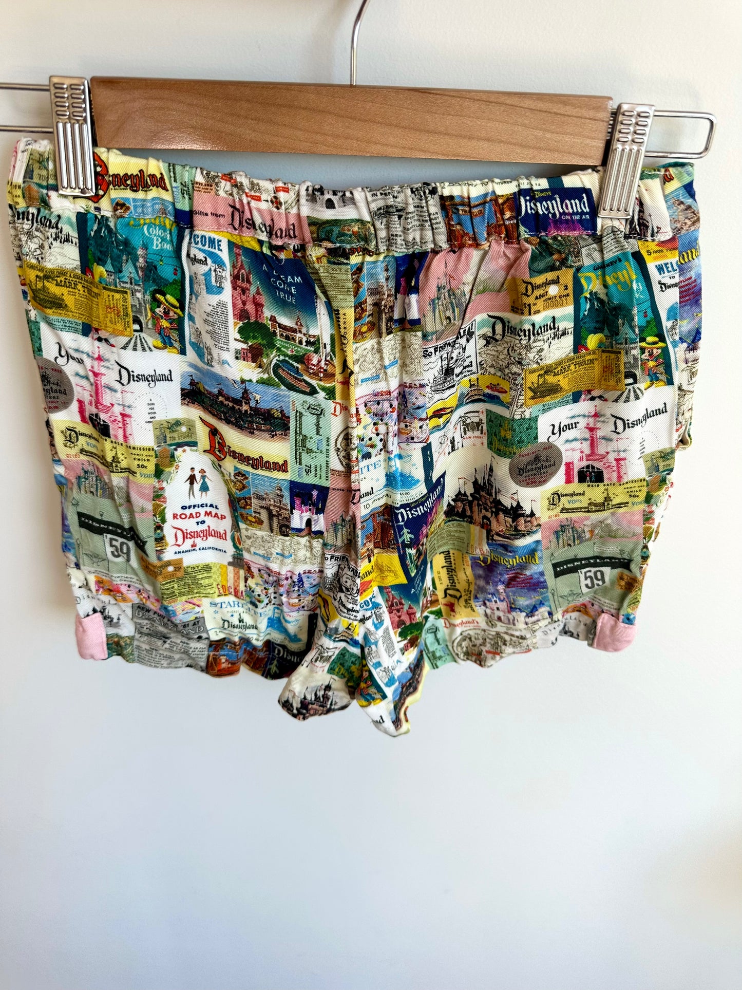 Disney 100 Anniversary Print Shorts / 9-10 years