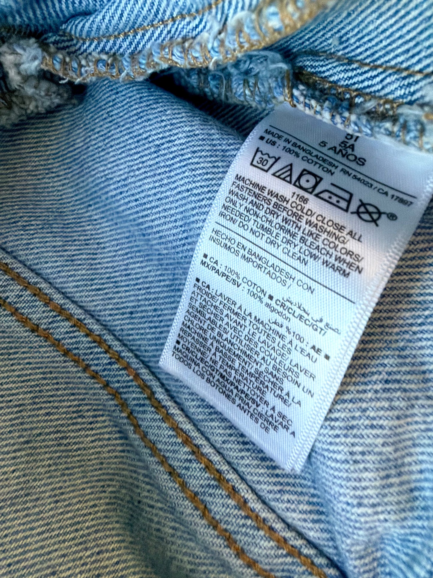 Blue Jean Jacket / 5 years