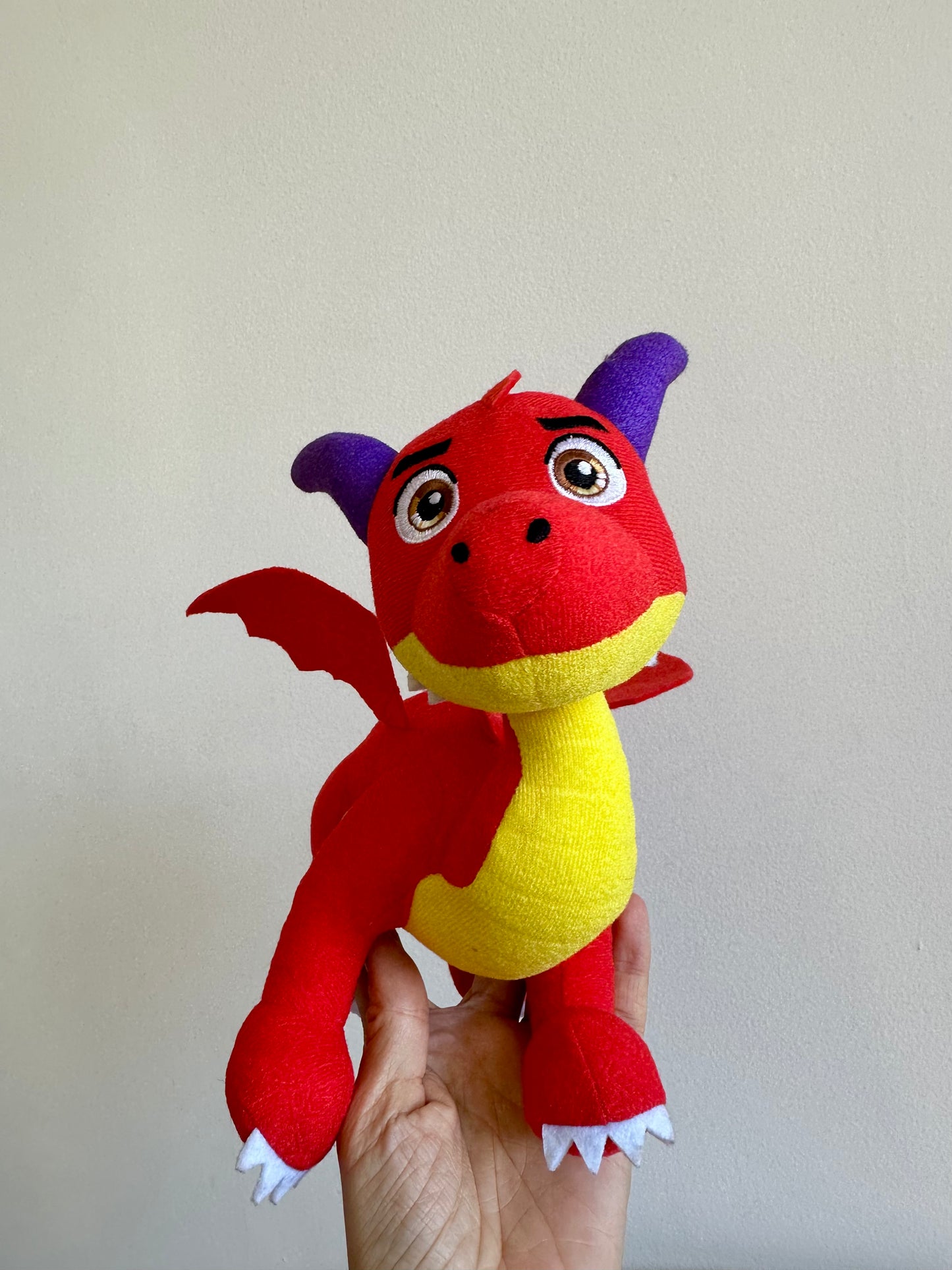 Red Plush Paw Patrol Dragon