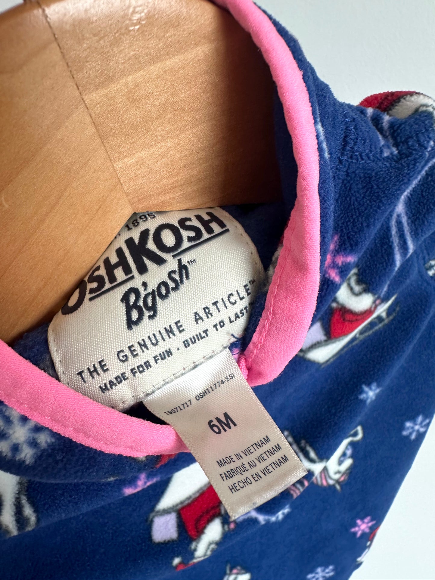 Fleece Unicorn Half Zip Sweater / 6m