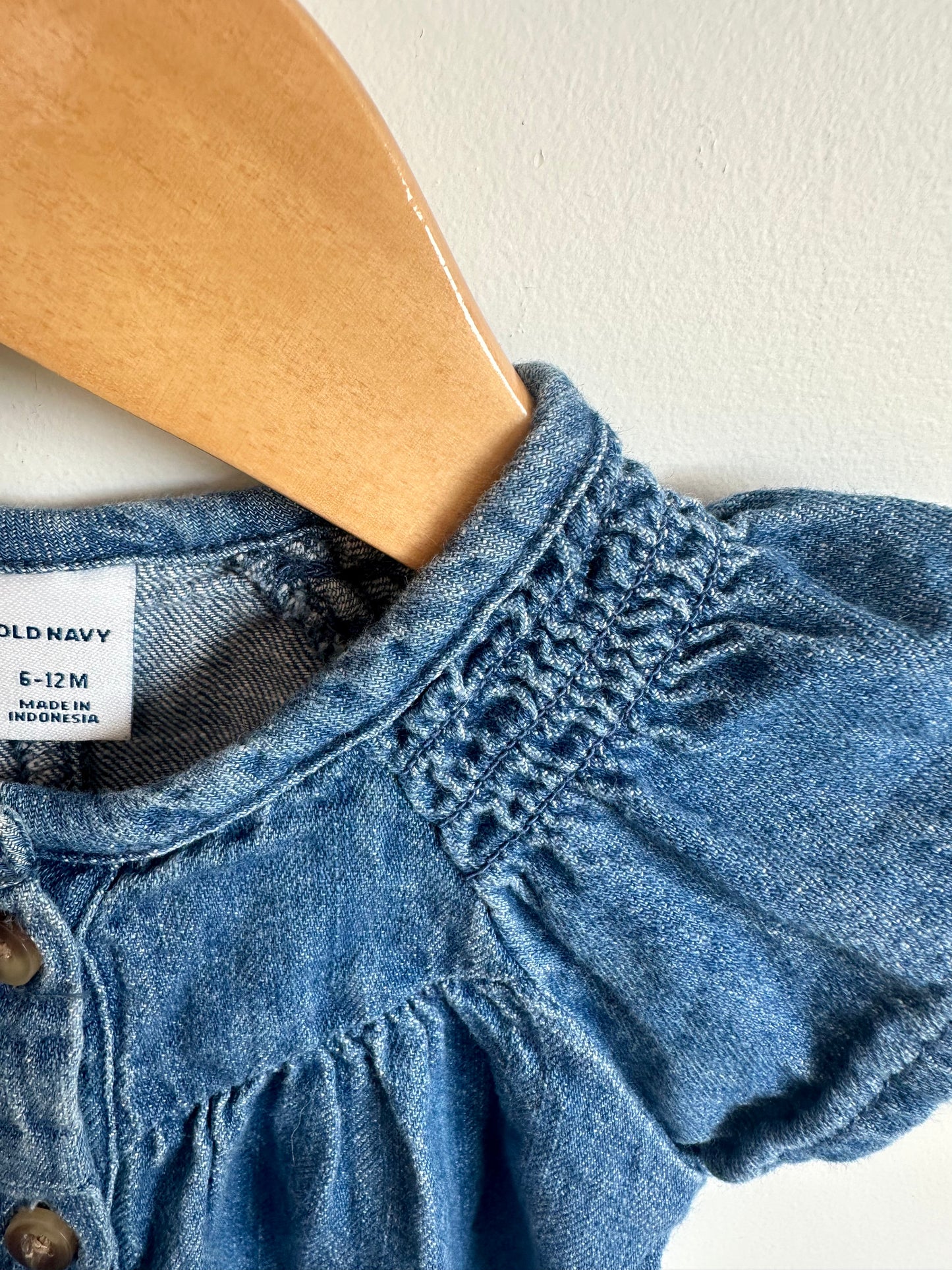 Denim Jumpsuit / 6-12m