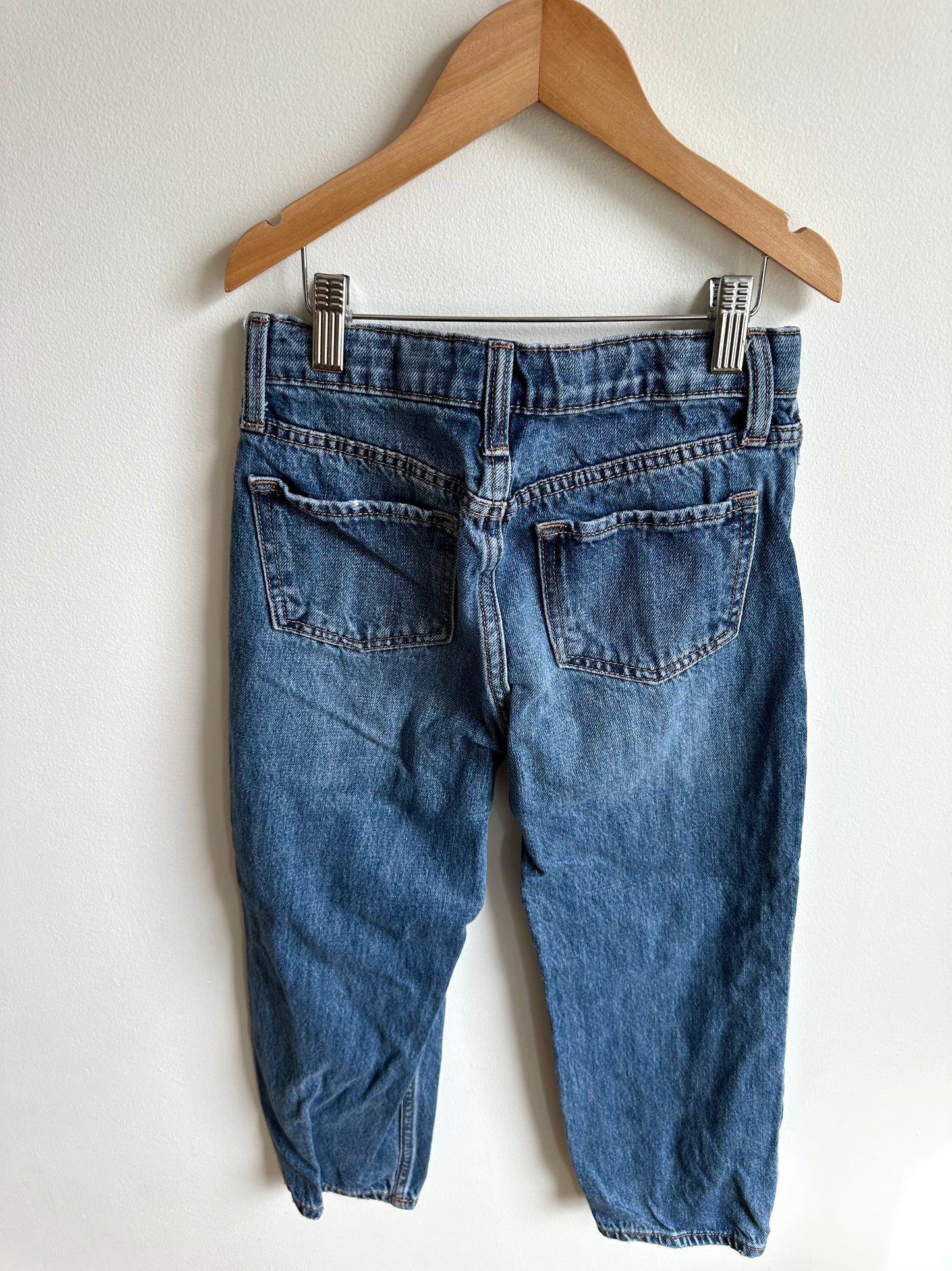 High Rise Straight Slouchy Jeans / 8 years