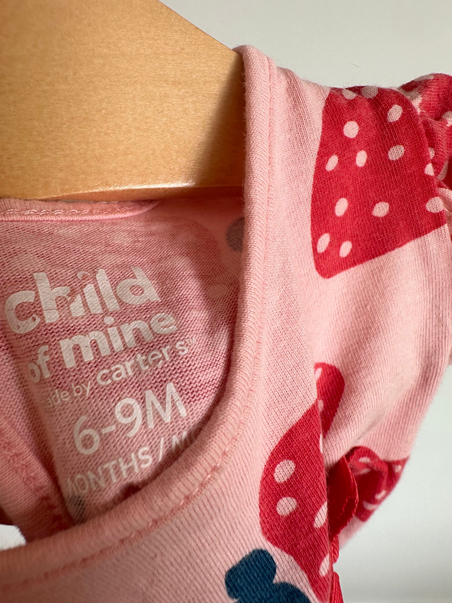 Strawberry Tiered Dress / 6-9m