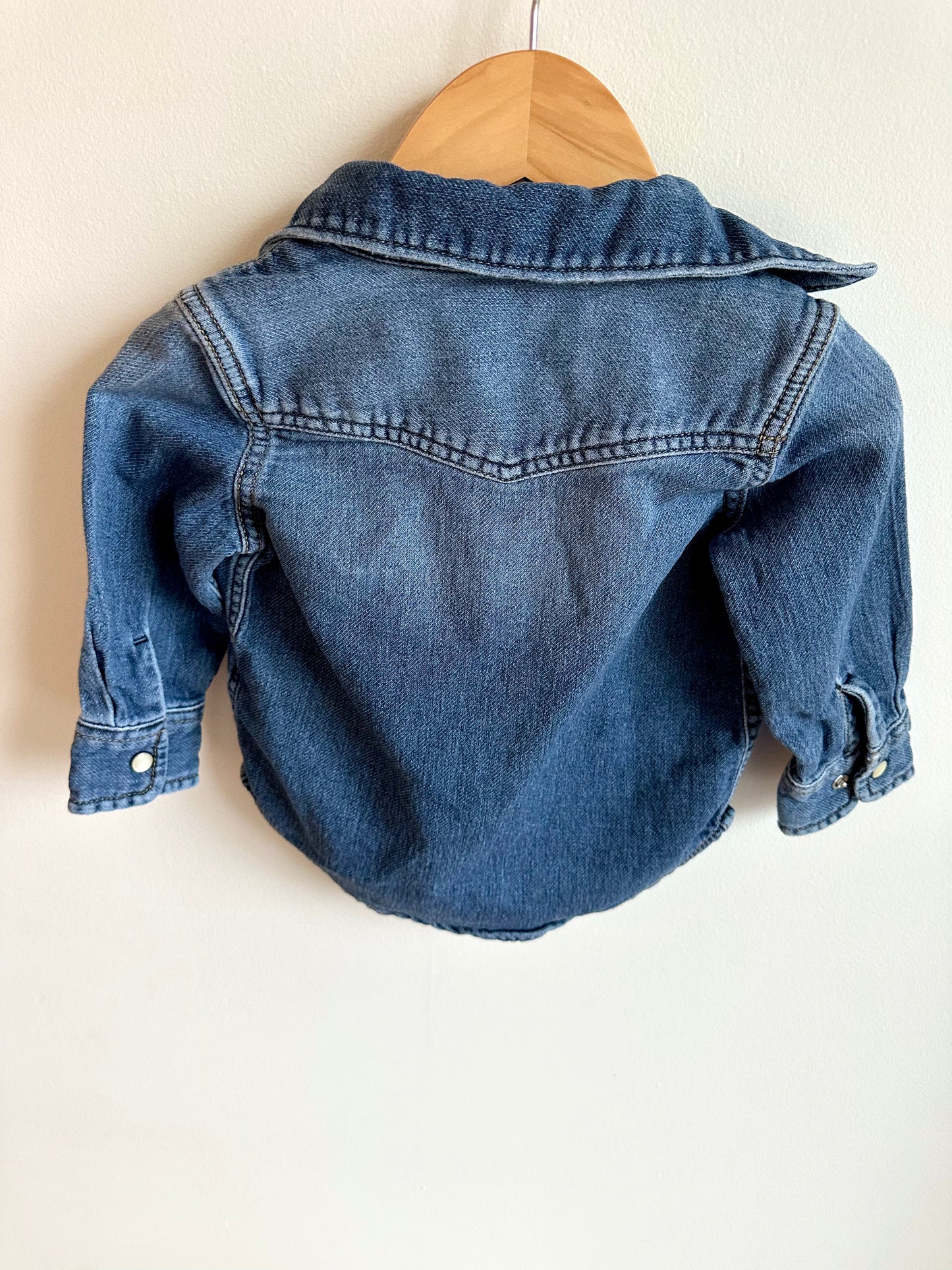 Gap Denim Button Up / 12-18m