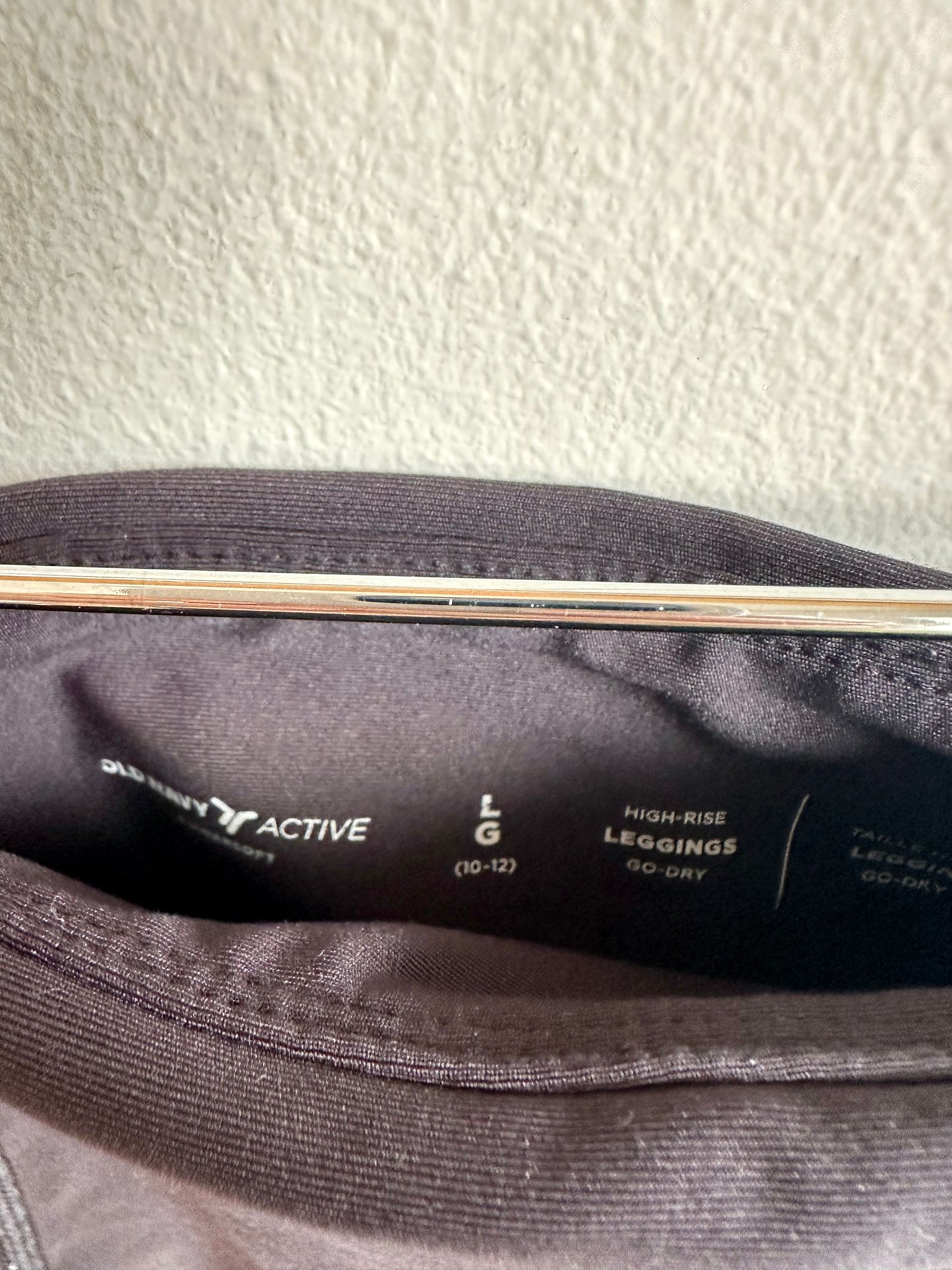 Black Active Leggings / 10-12 years
