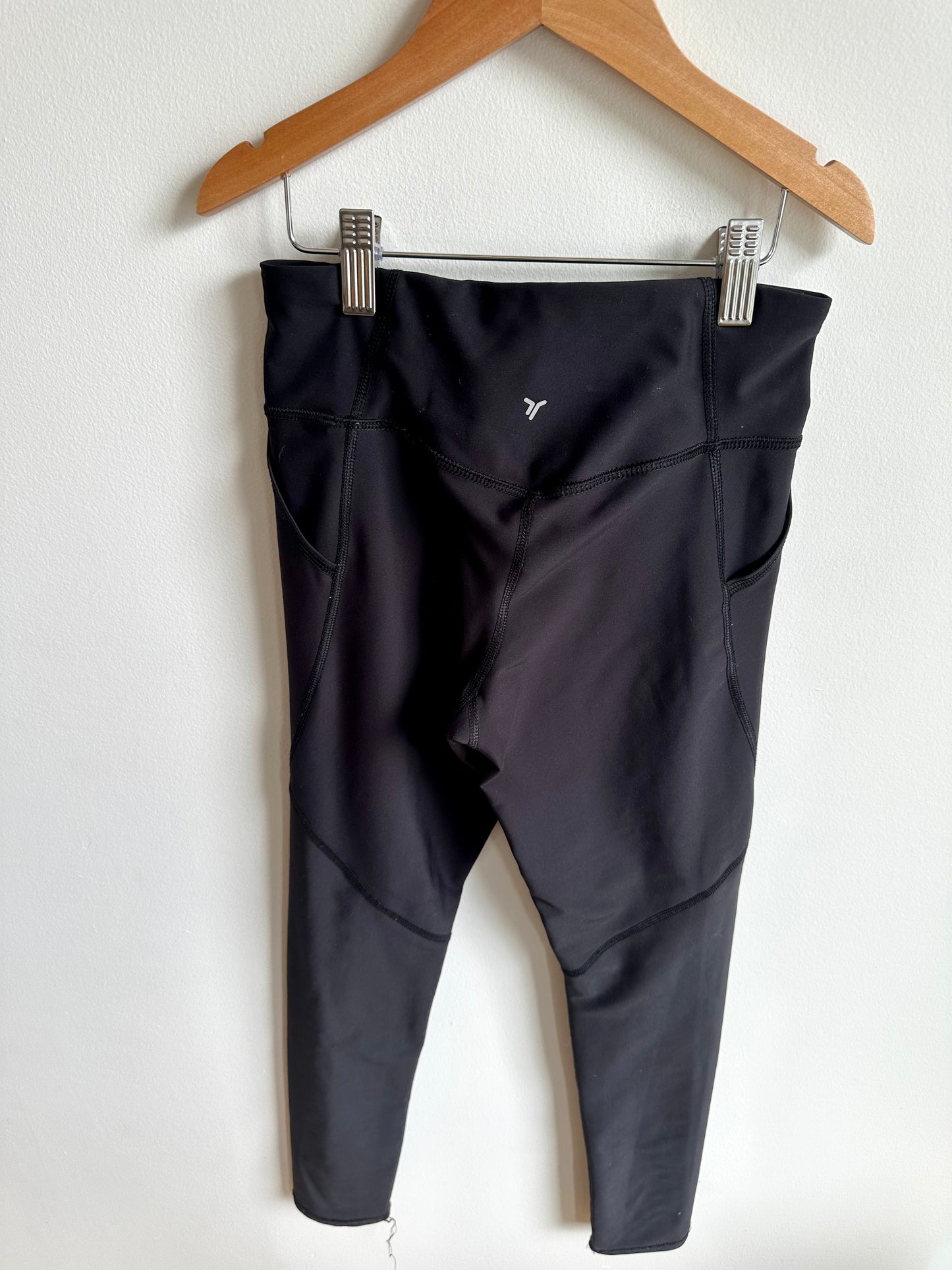 Black Active Leggings / 10-12 years