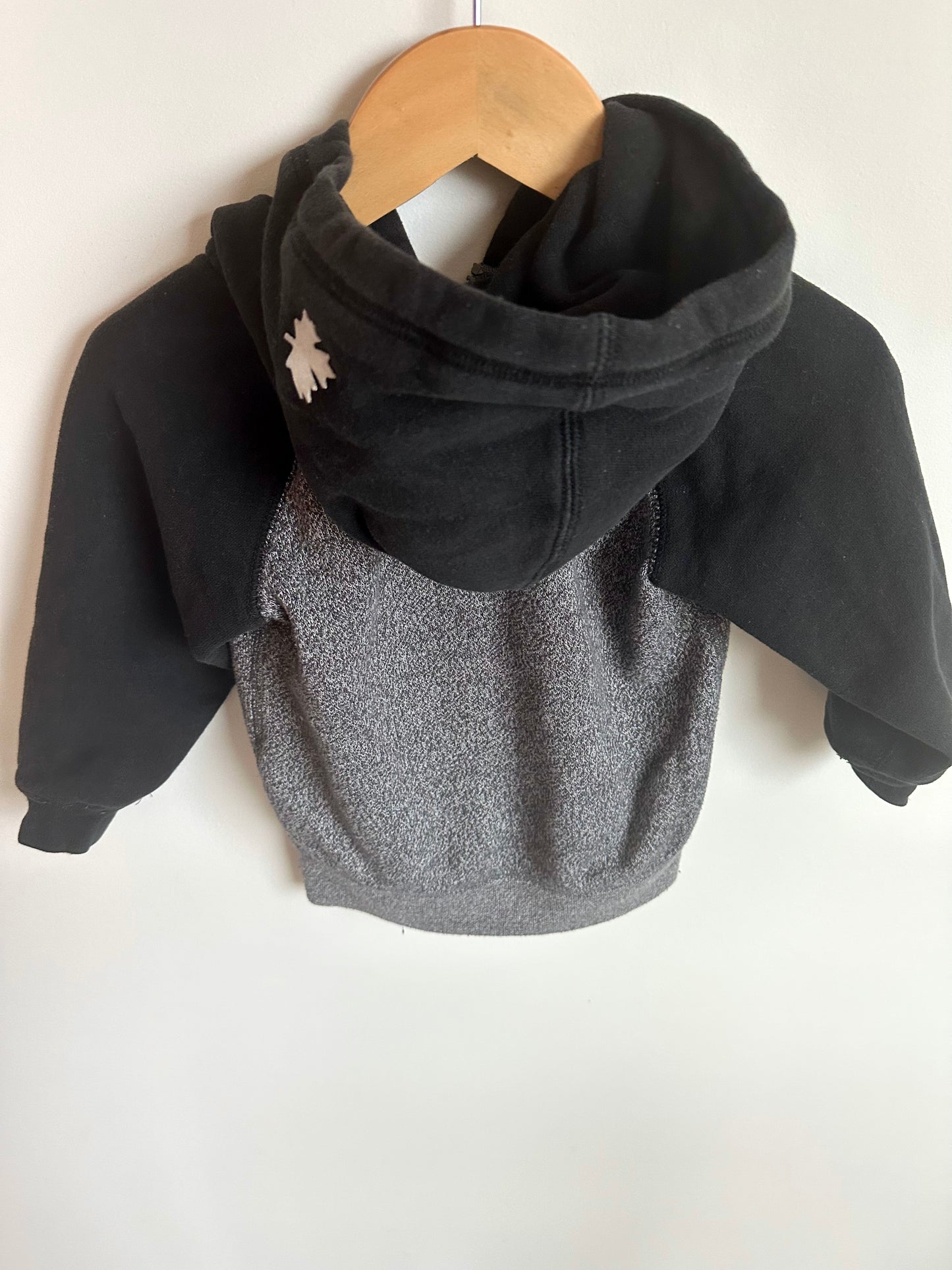 Roots Grey Zipper Hoodie / 2T