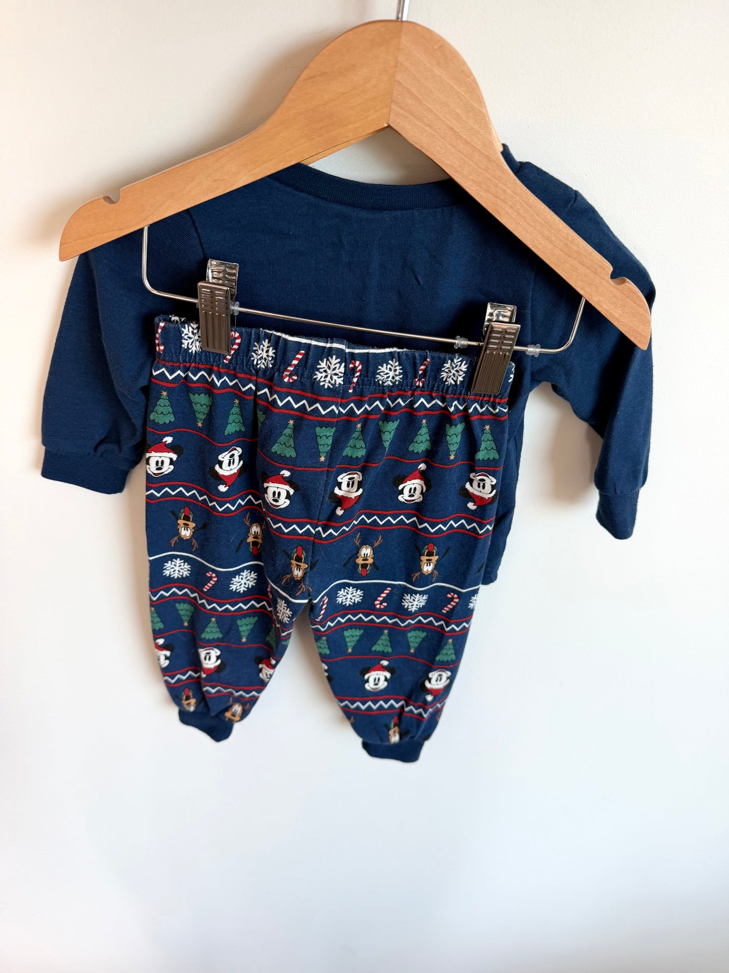 Navy Disney Holiday Fun PJ Set / 6-9m
