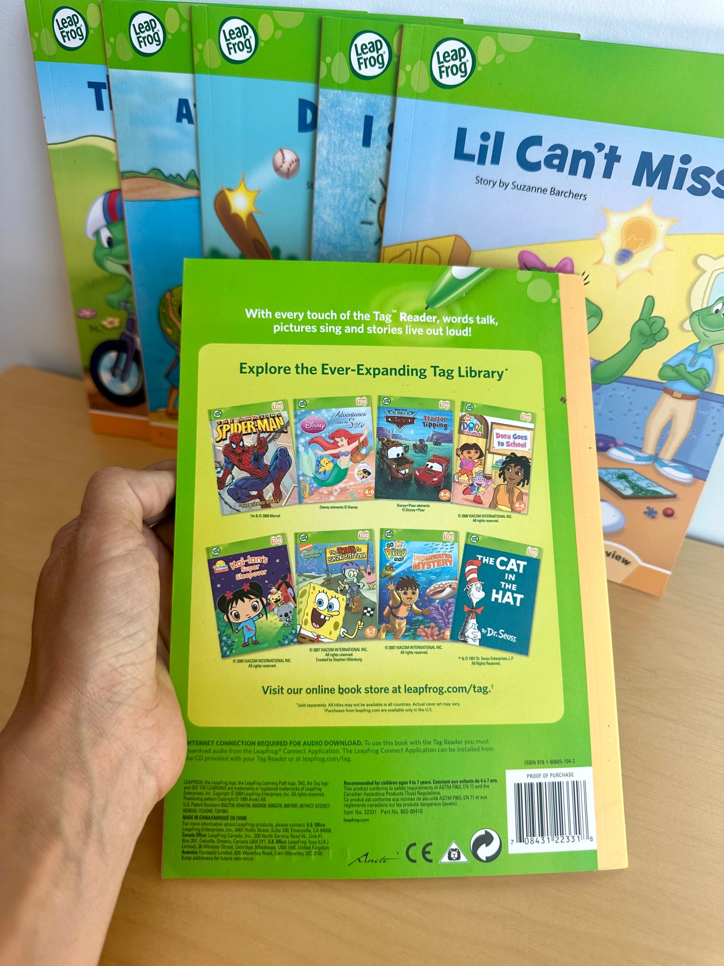 Set of Leap Frog Tag Reading System Books (7)