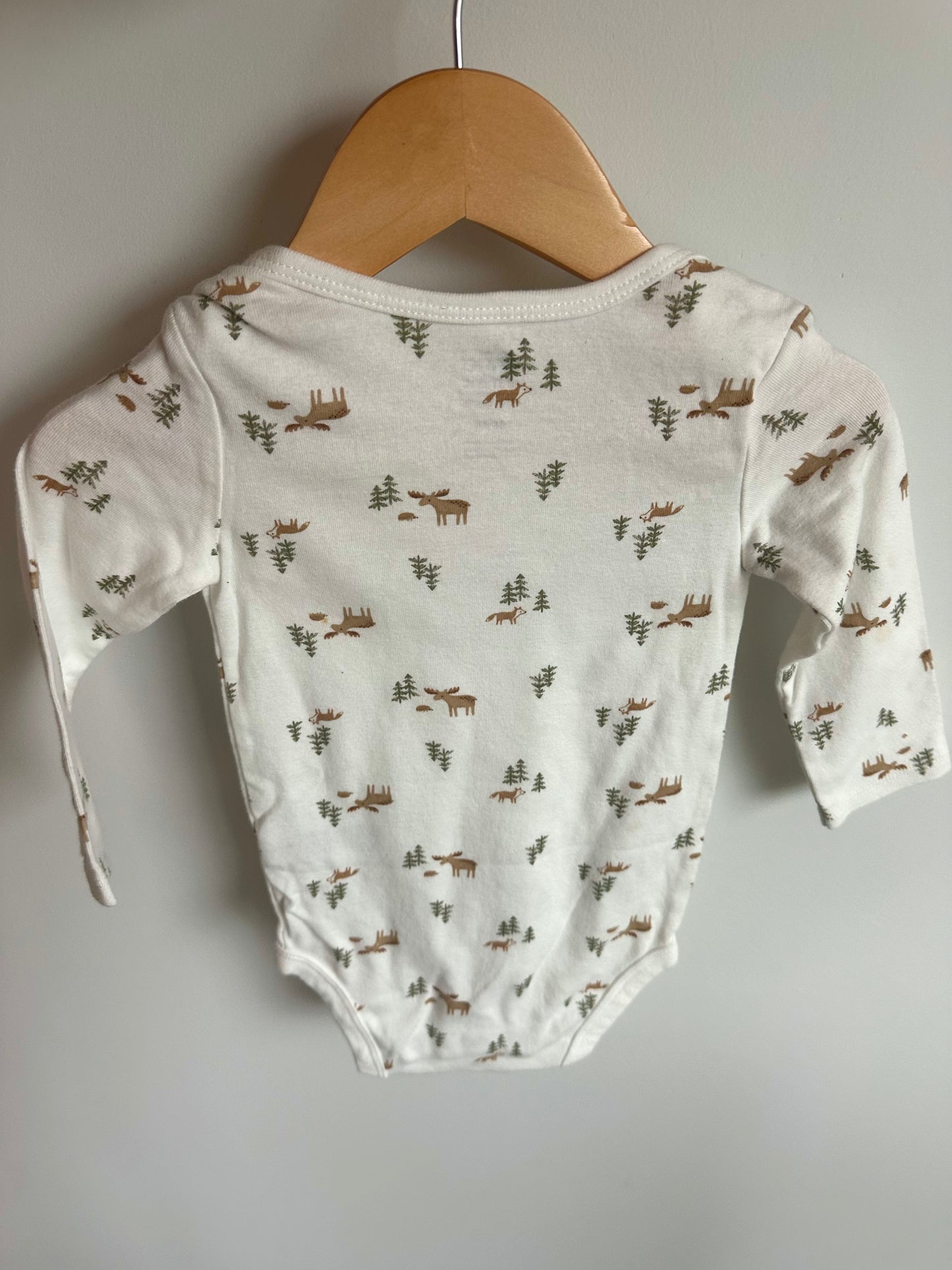 Woodland Long Sleeve Bodysuit / 18m