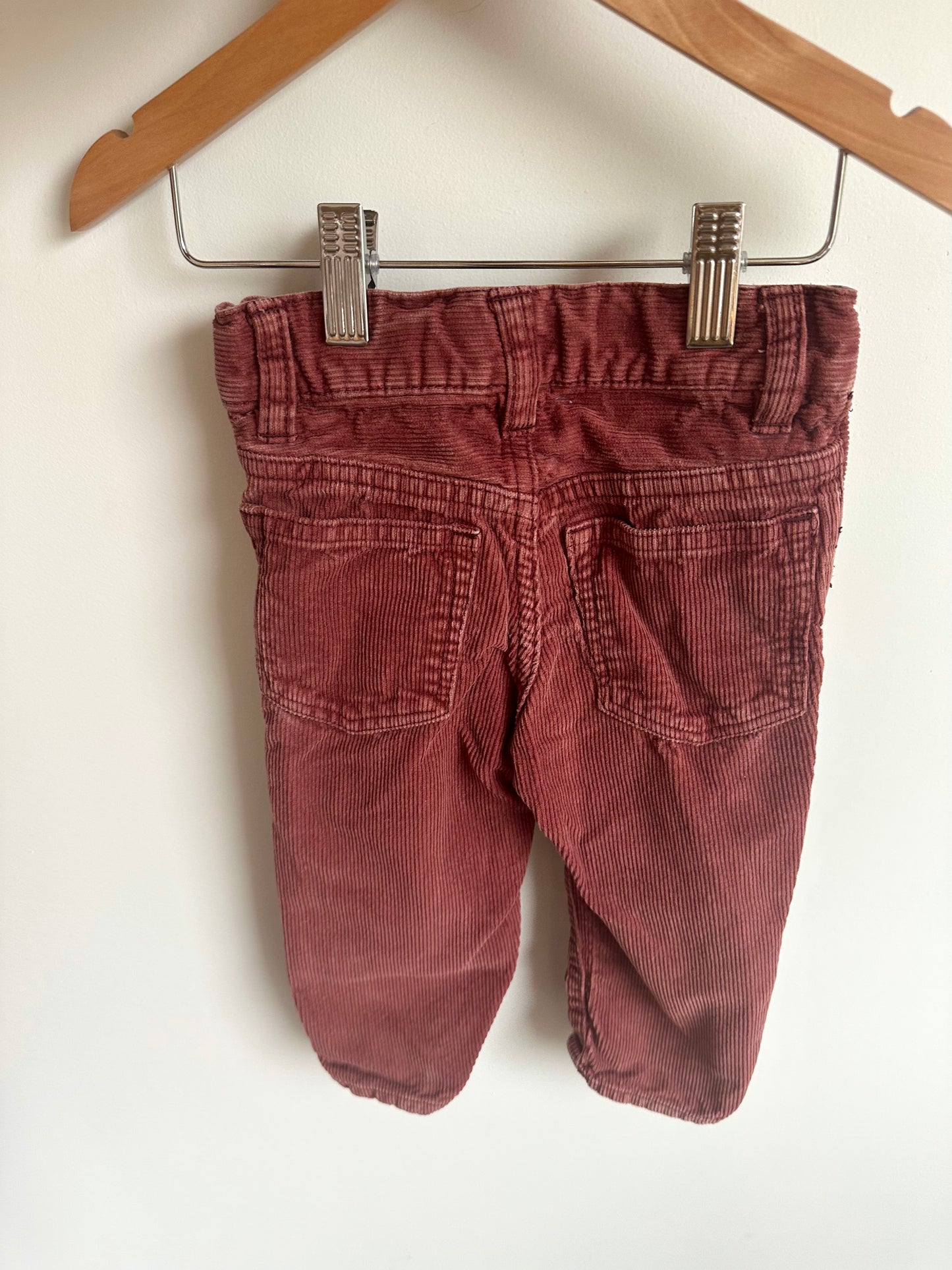 Amaranth Corduroy Pants / 12-18m