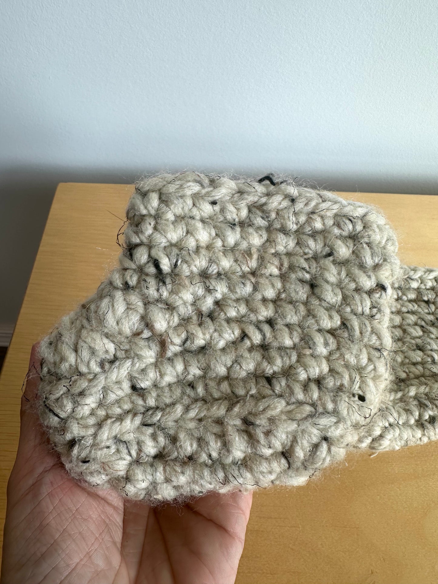 Handcrafted Knit Booties / 6-12m