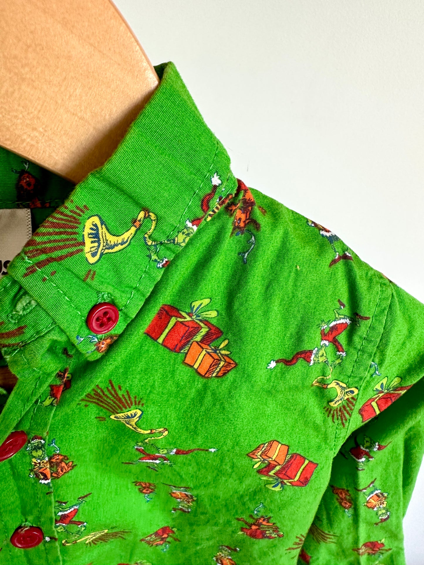 Dr. Seuss Grey Collared Long Sleeve / 18m