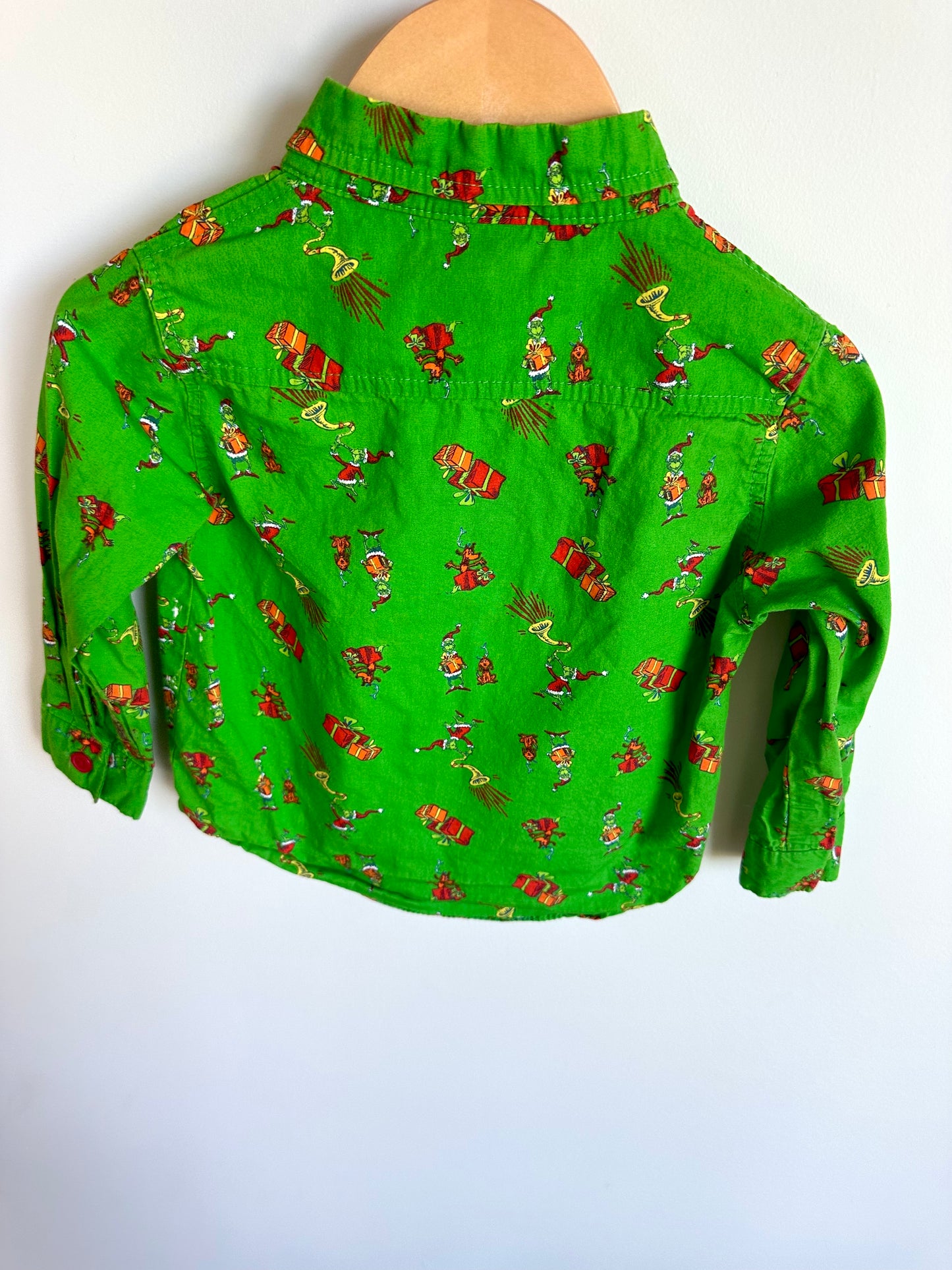 Dr. Seuss Grey Collared Long Sleeve / 18m