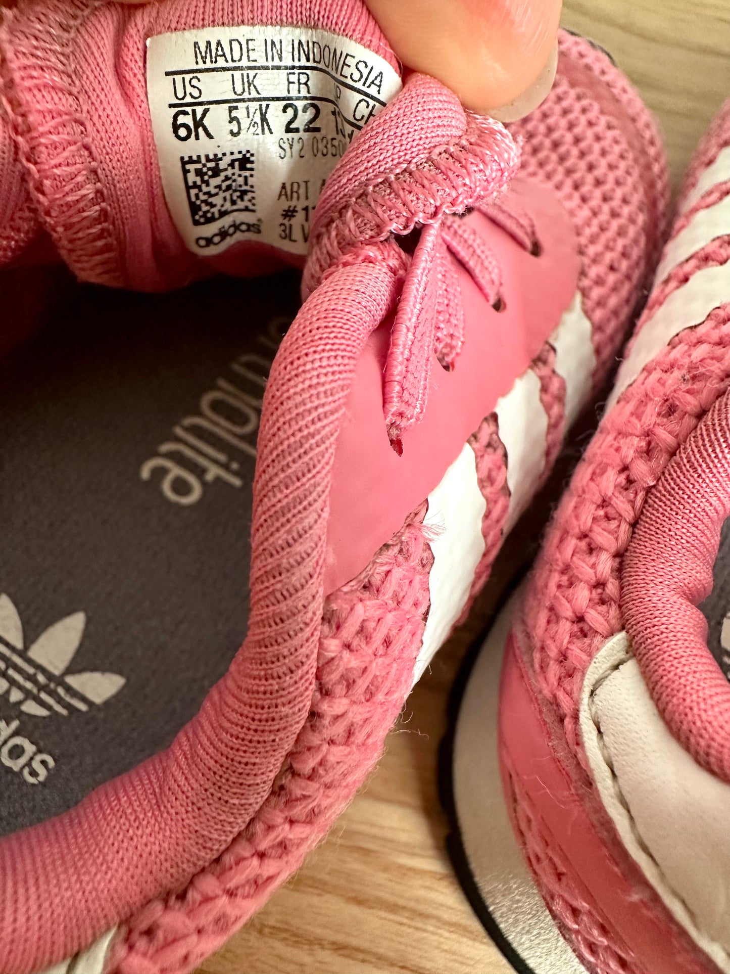 Adidas Pink Runners / Size 6 Toddler