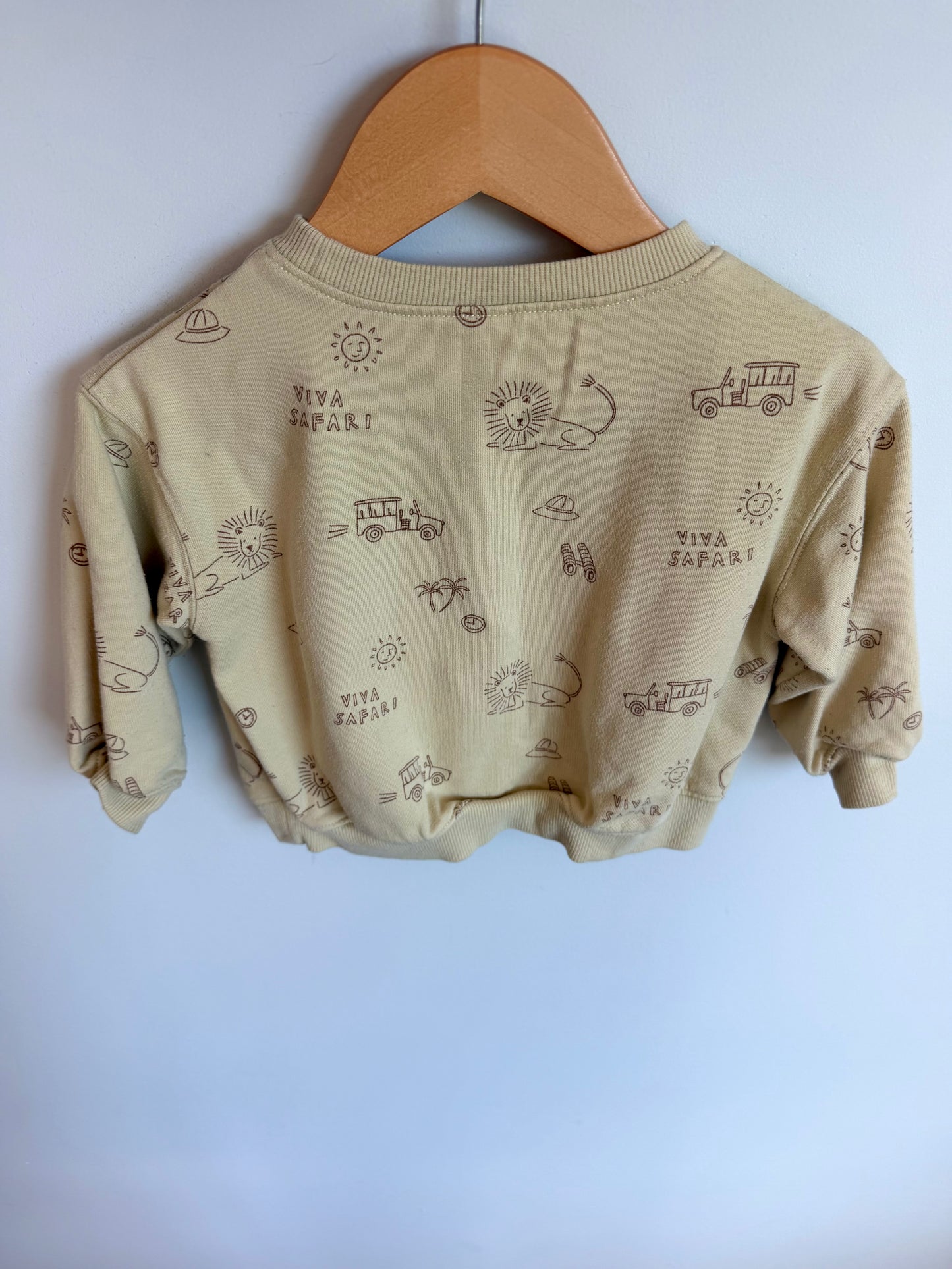 Rylee + Cru Safari Crewneck (PLAY) / 6-12m