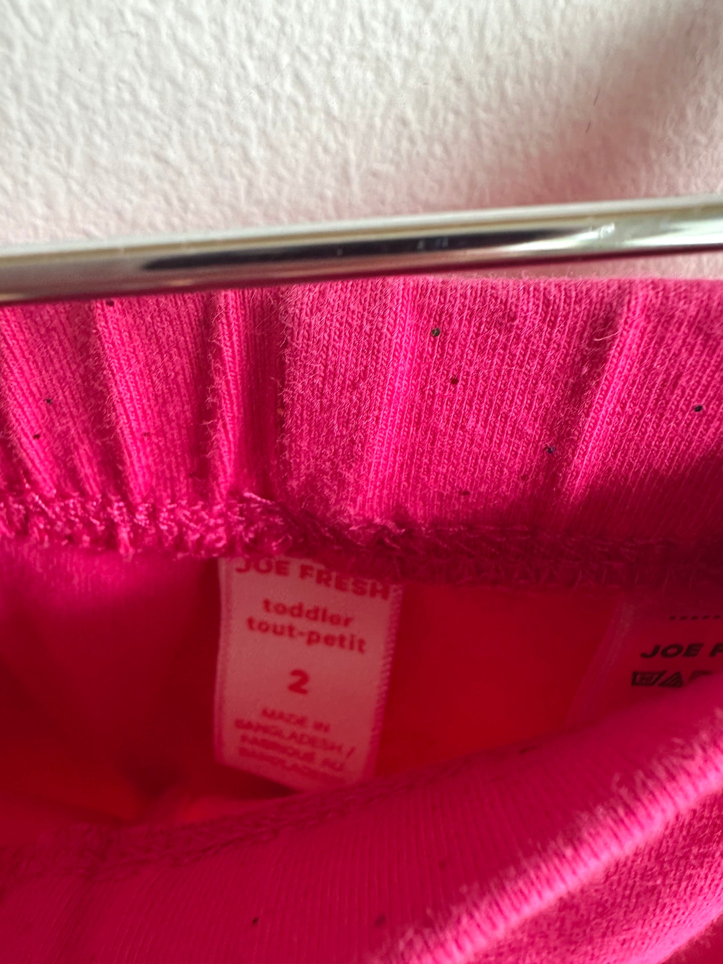 Pink Sparkle Leggings / 2T