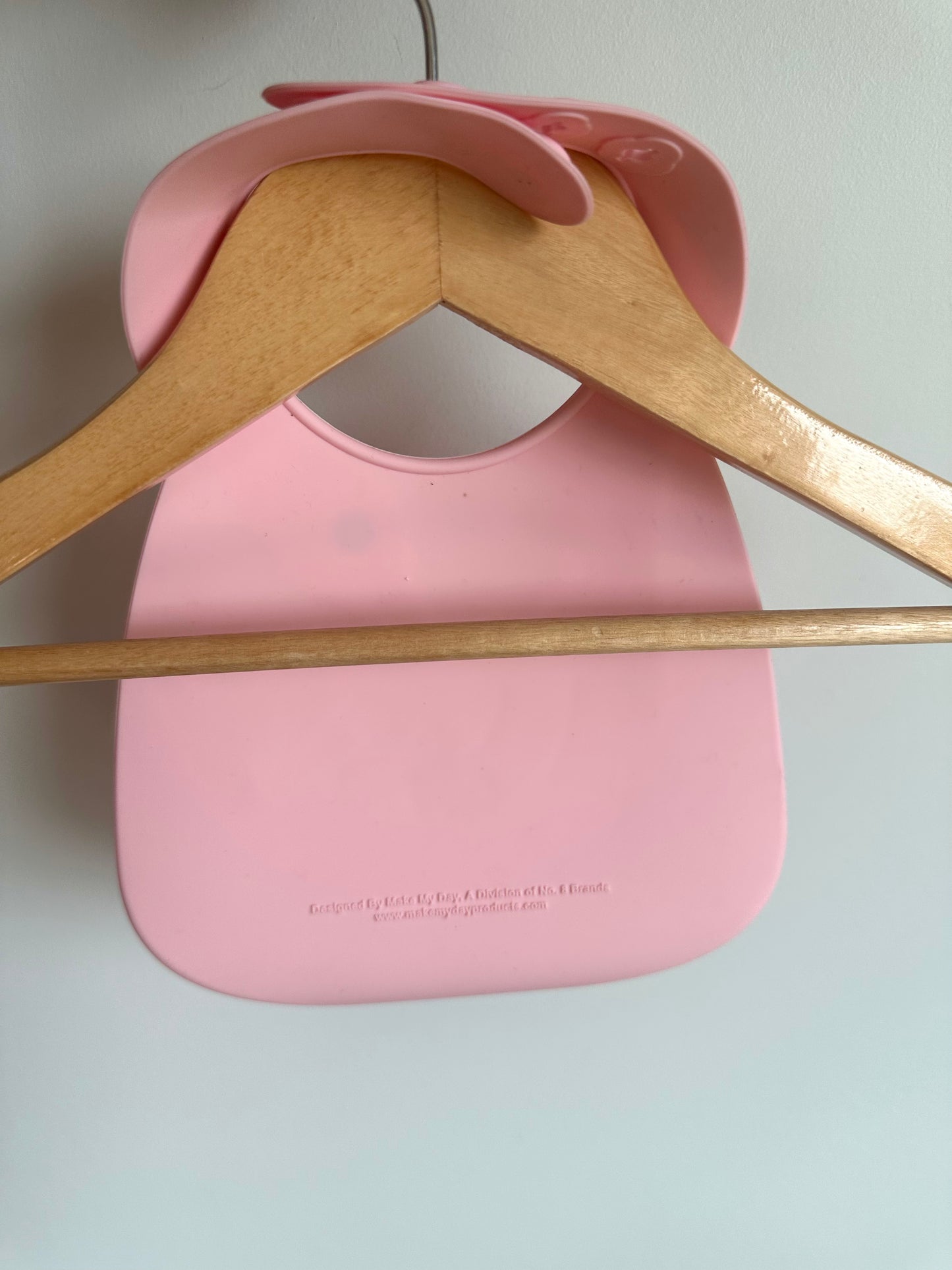 Swan Pink Silicone Bib