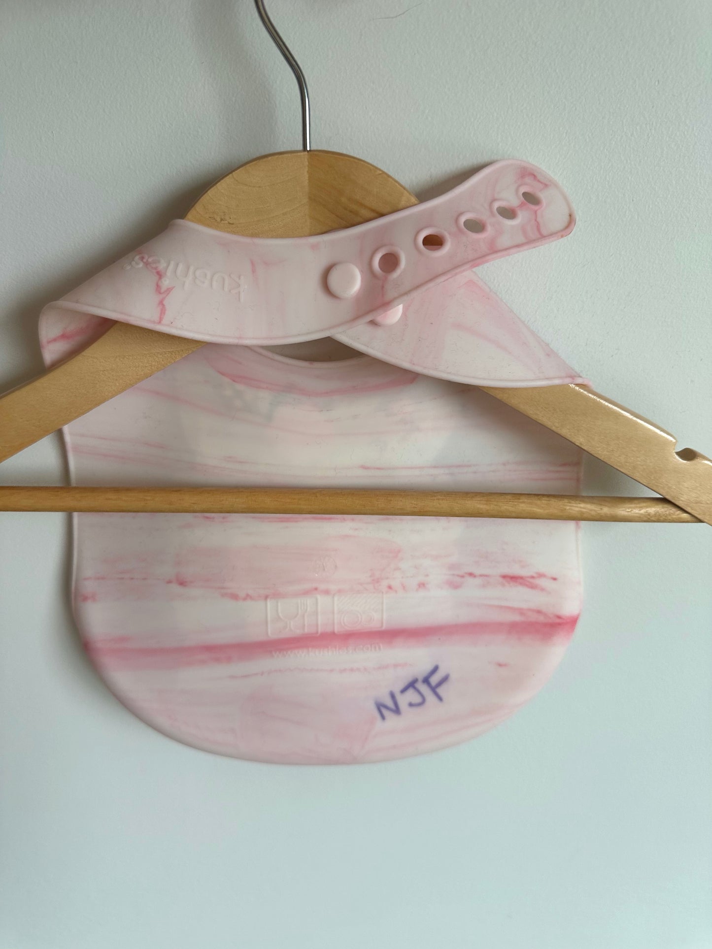 Llama Pink Silicone Bib