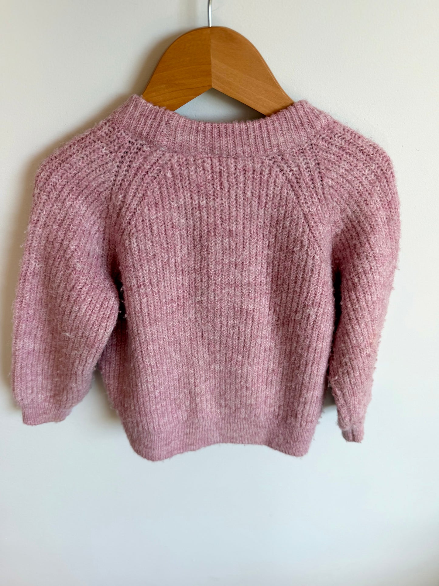 Zara Pink Knit Cardigan / 18-24m