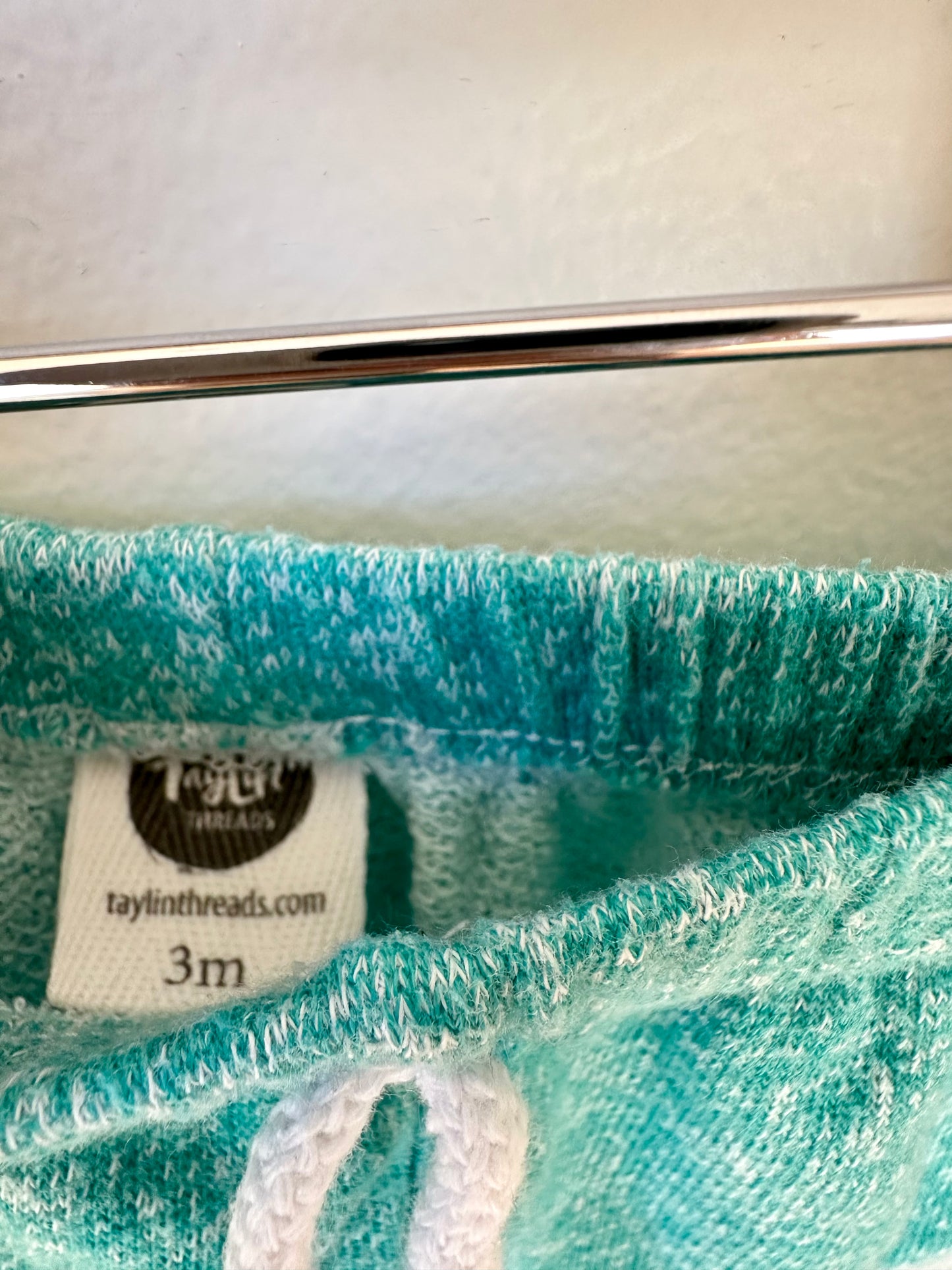 Handcrafted Teal Bloomers / 3m