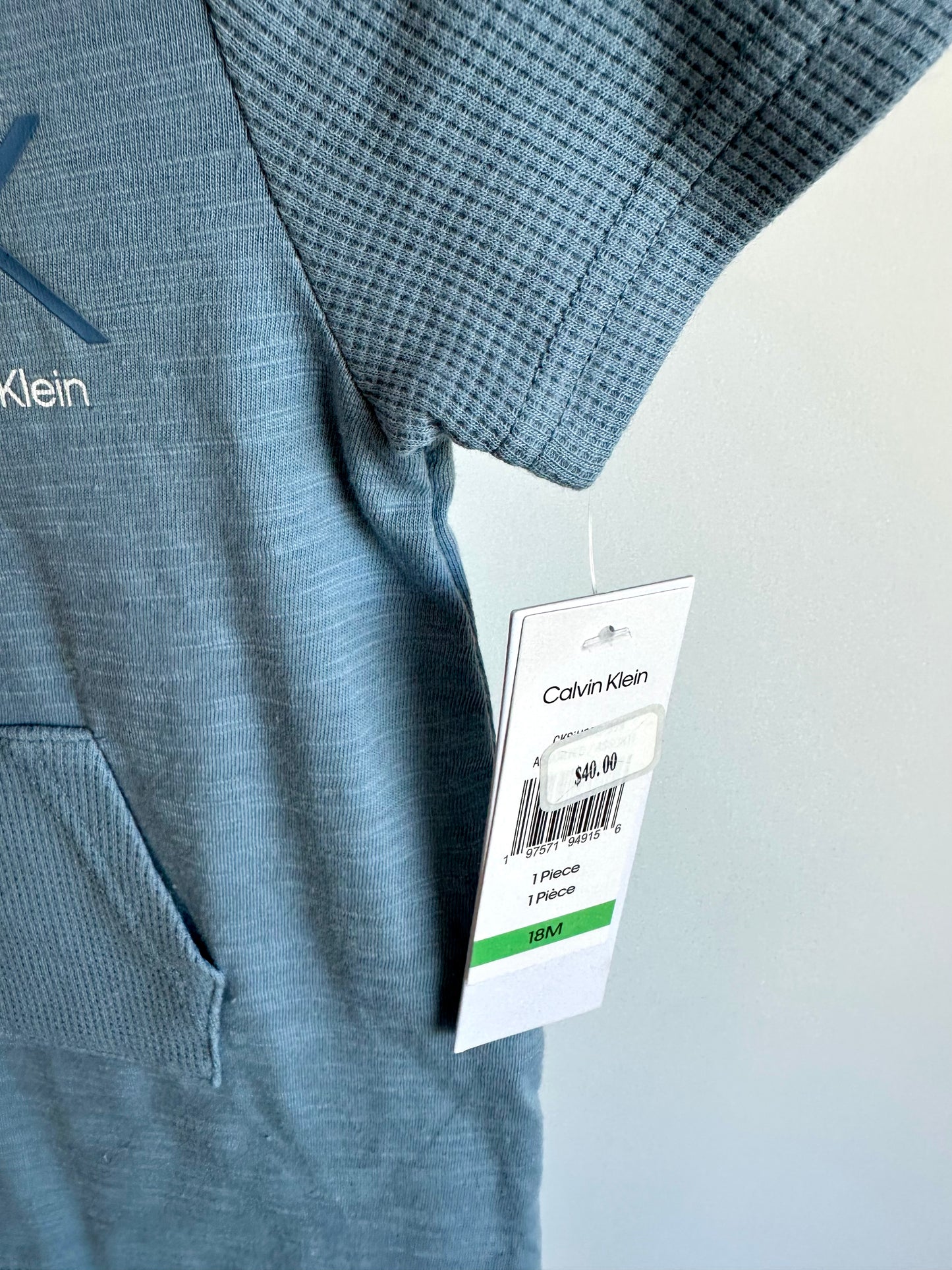CK Blue Romper (With Tags) / 18m