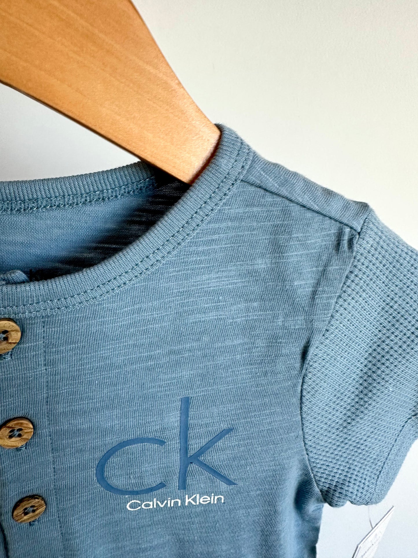 CK Blue Romper (With Tags) / 18m