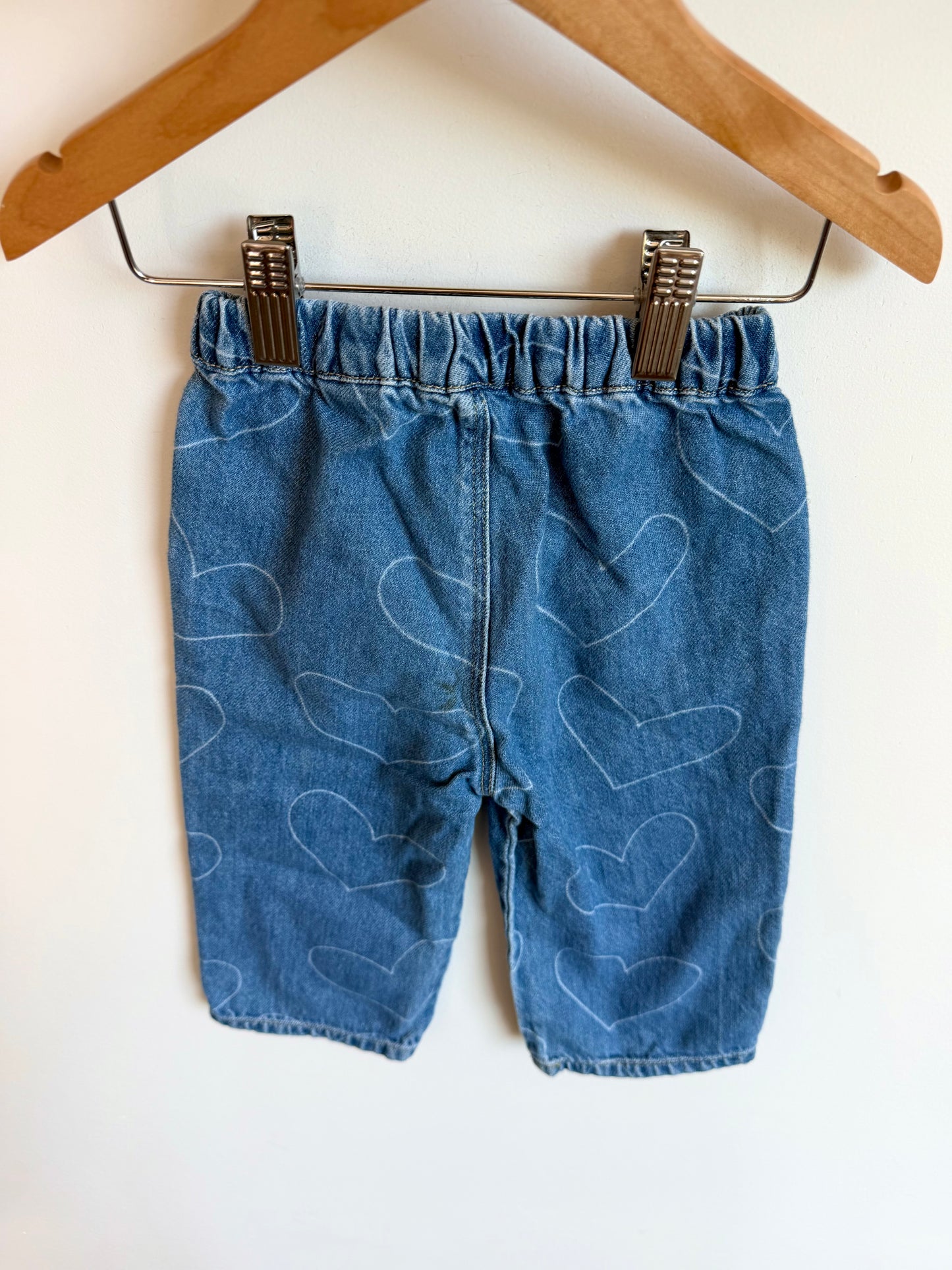 Zara Wide Leg Heart Jeans (PLAY) / 2T