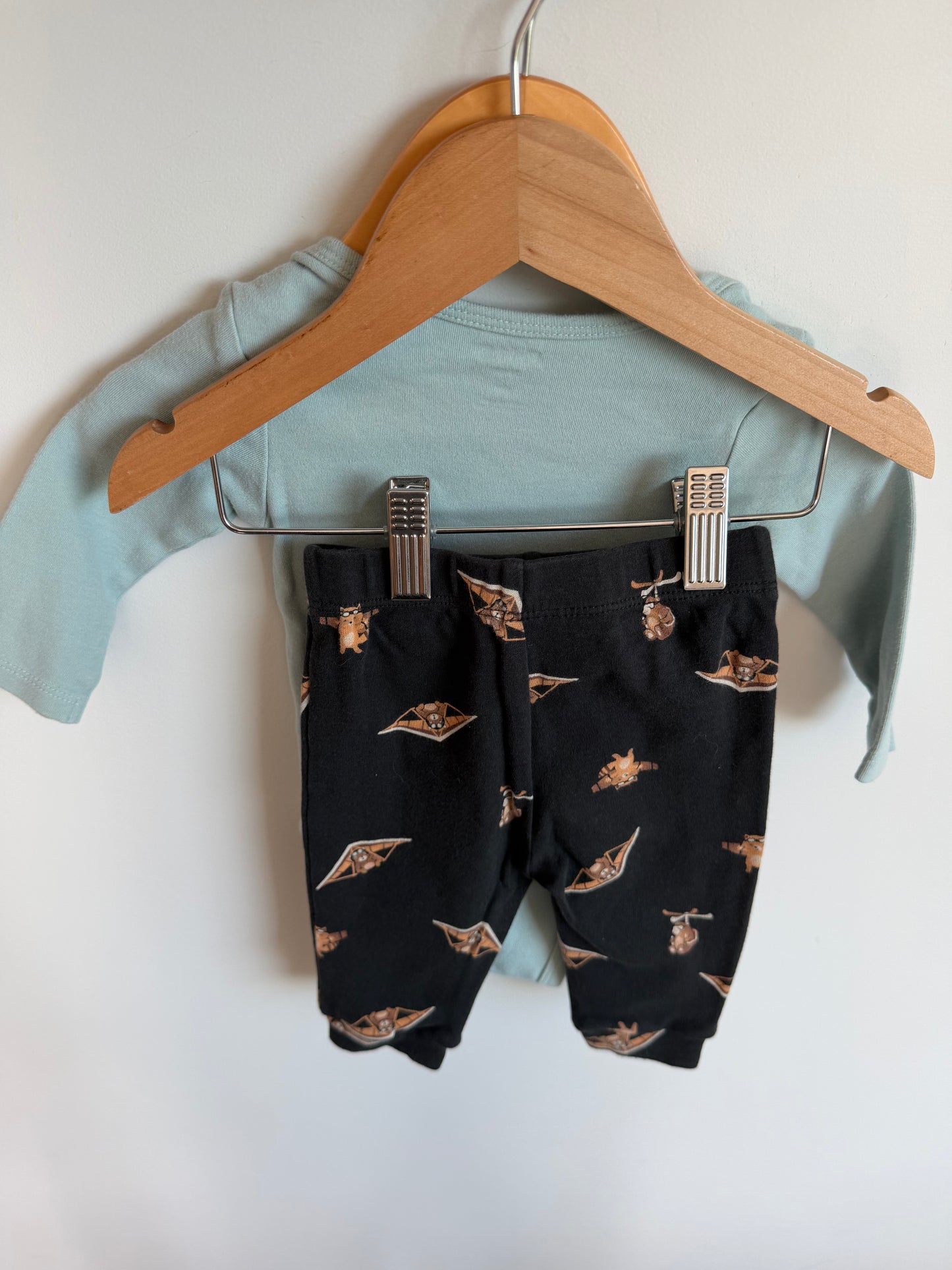 Flying Animals Bodysuit + Pants Set / 6m