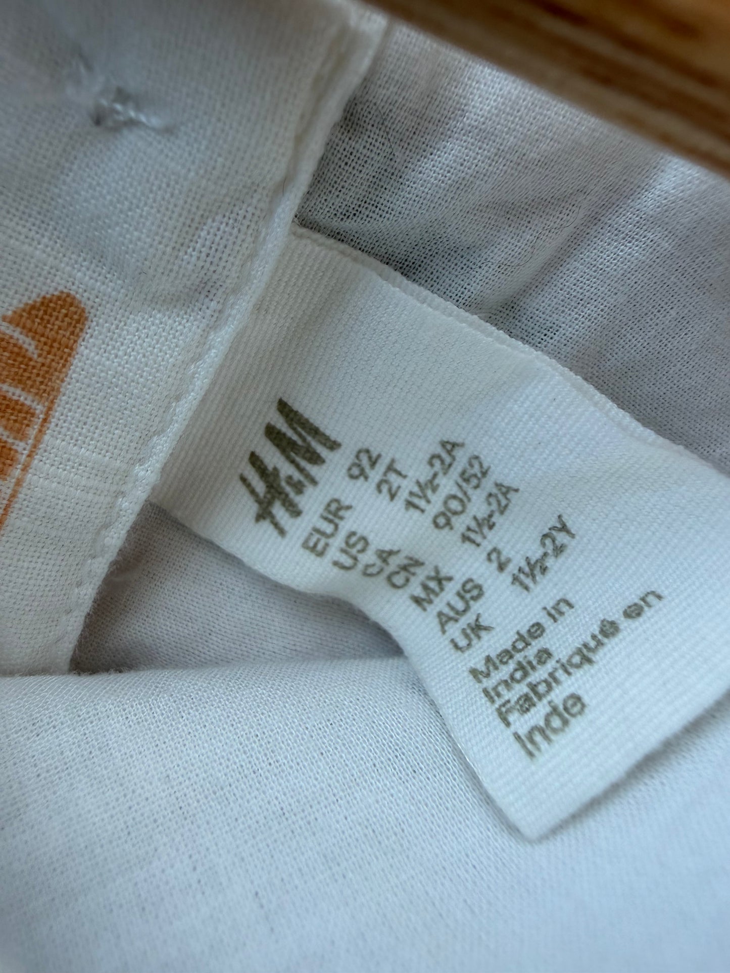 H&M Veggies Jumpsuit / 18m-2T