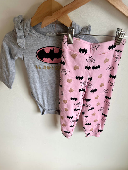 Bat Girl Bodysuit + Pants Set / 18m