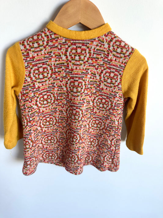 Knit Circle Pattern Tunic  / 2T?