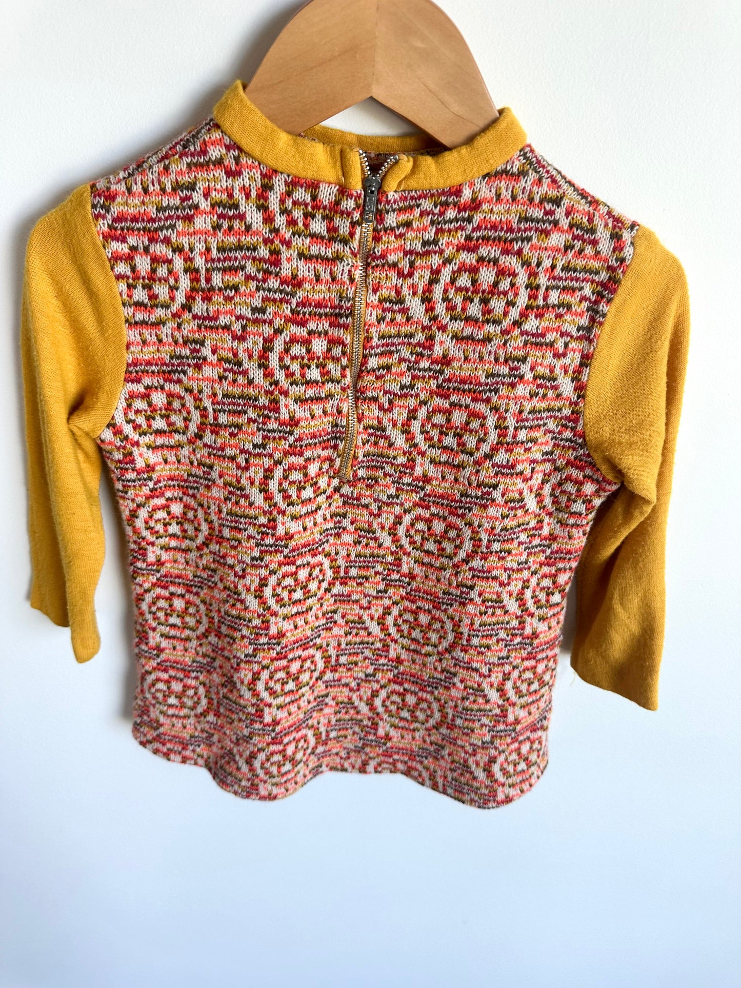Knit Circle Pattern Tunic / 2T?